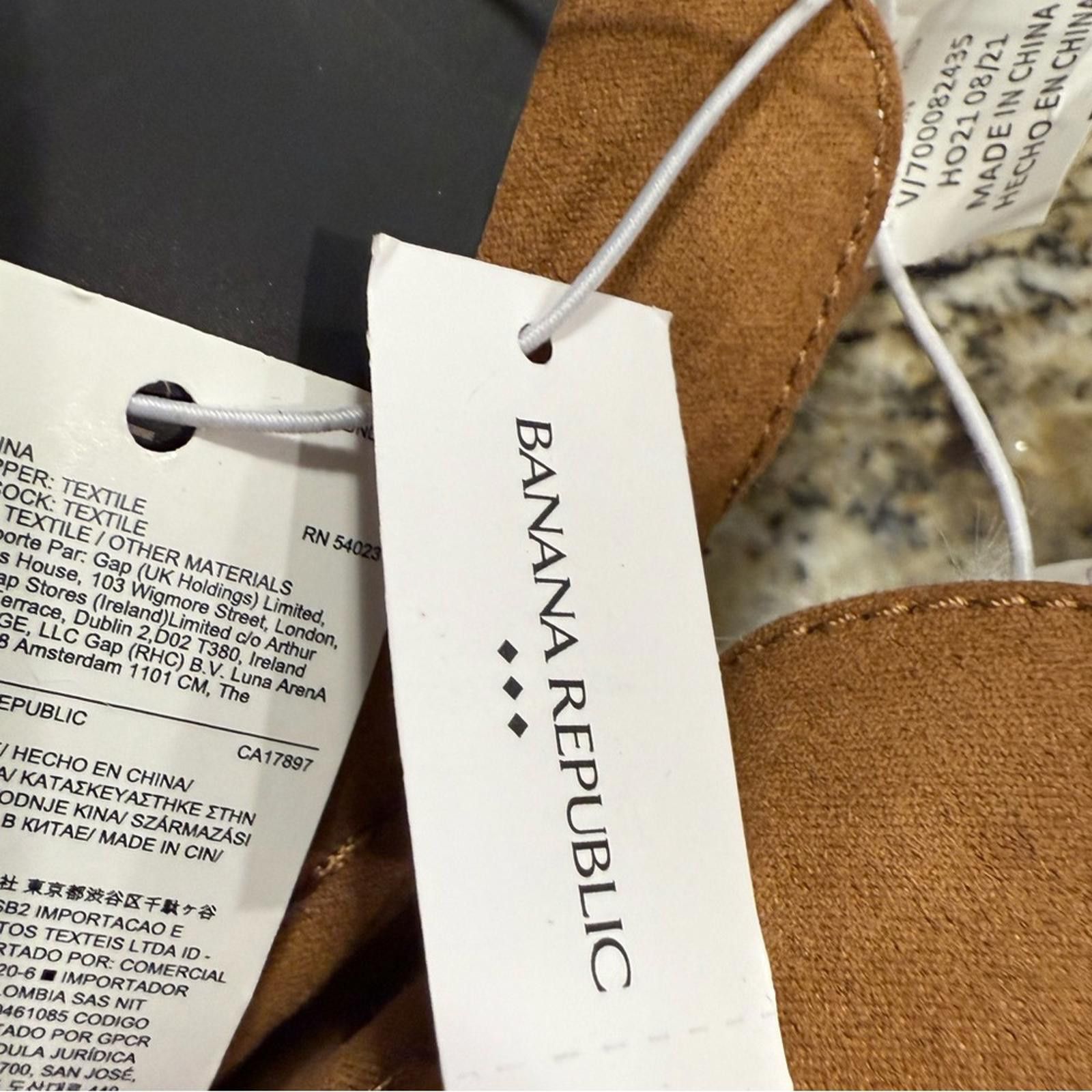 Other Banana Republic Factory tan faux leather fur slipper XL Size US 7.5 / IT 37.5 - 10 Thumbnail