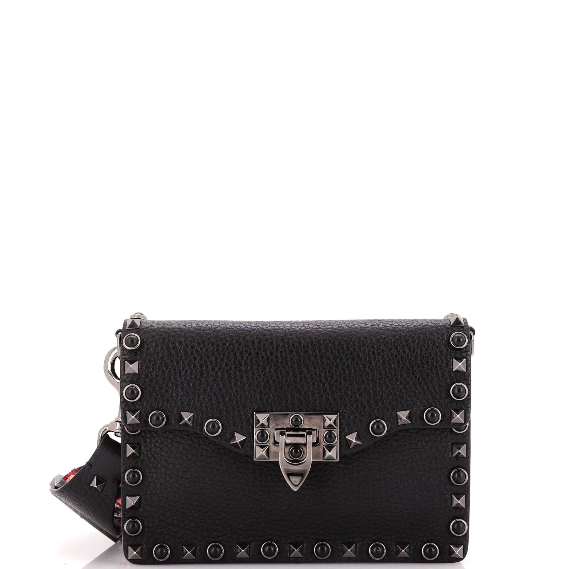 Valentino Rockstud Flip Lock Flap Small Size ONE SIZE - 1 Thumbnail