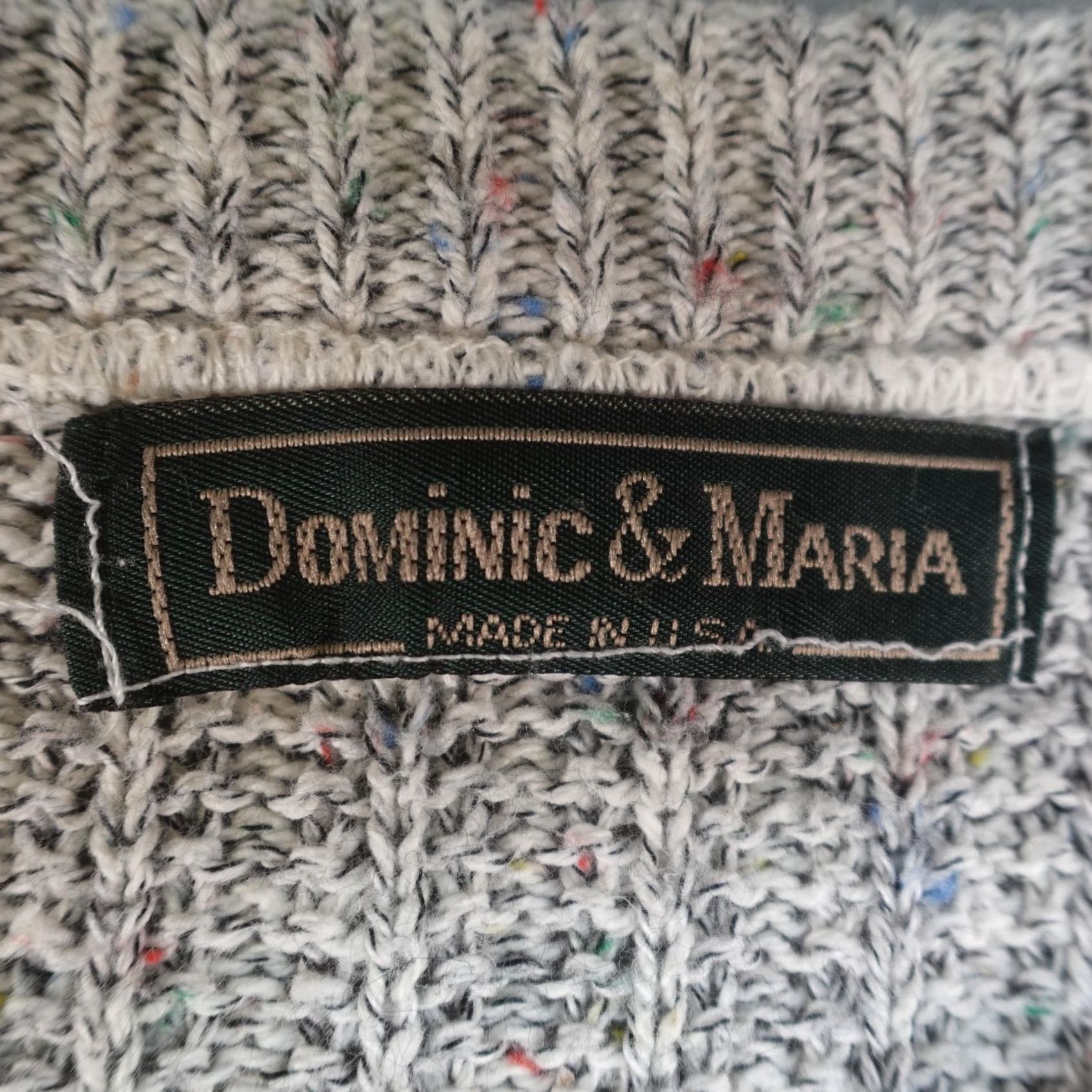 Vintage VINTAGE Dominic & Maria Sweater Mens L Gray Knit Crew Neck Pullover Chunky Knit Heavyweight Winter Casual Boys Mens Size US L / EU 52-54 / 3 - 3 Thumbnail