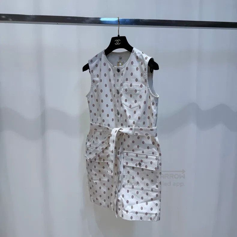 Hermes Hermes Pig Nose Printed Dress Size XXS / US 00 / IT 34 - 3 Thumbnail