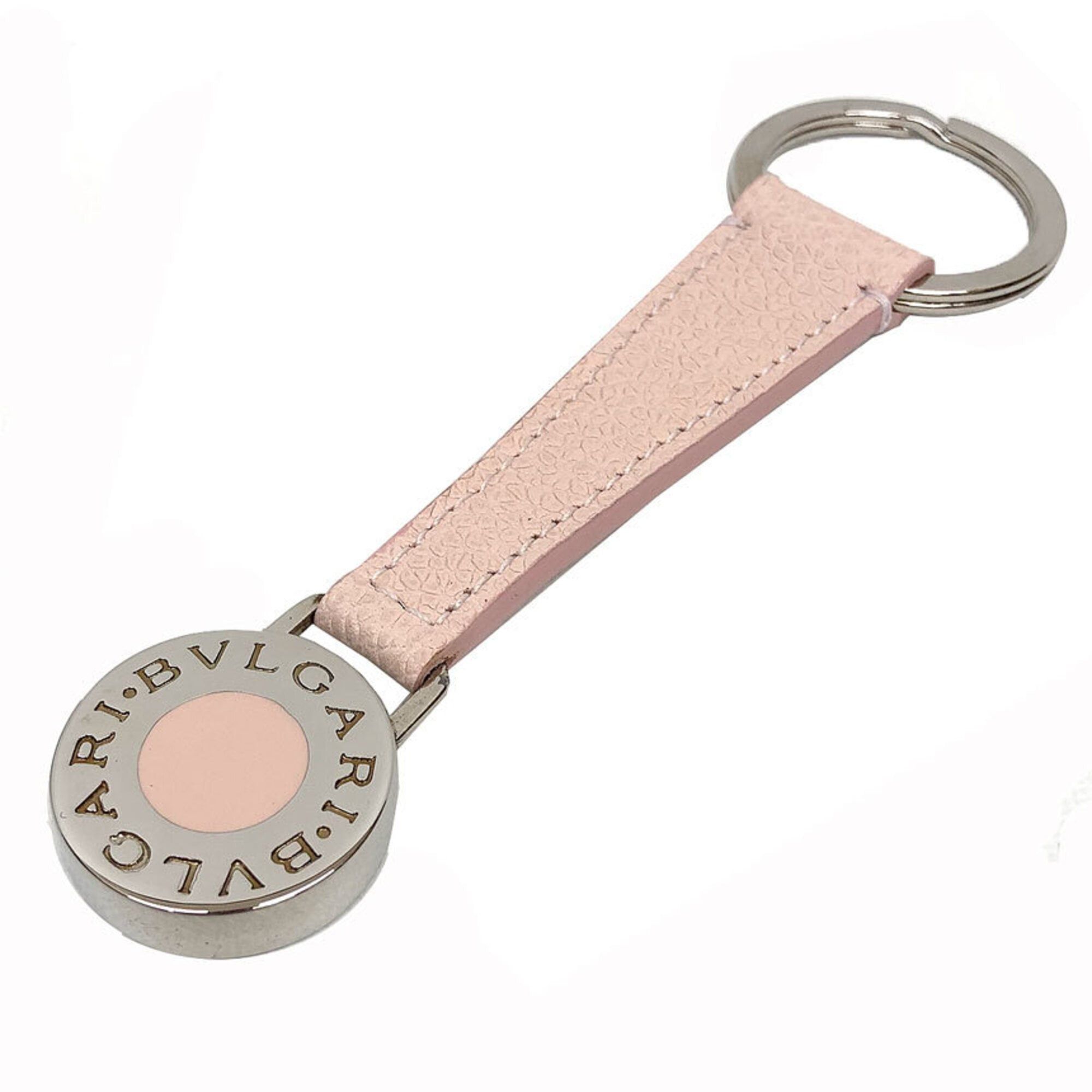 Bvlgari BVLGARI Bulgari BB Keyring 24847 Keychain Pink x Silver Size ONE SIZE - 1 Thumbnail