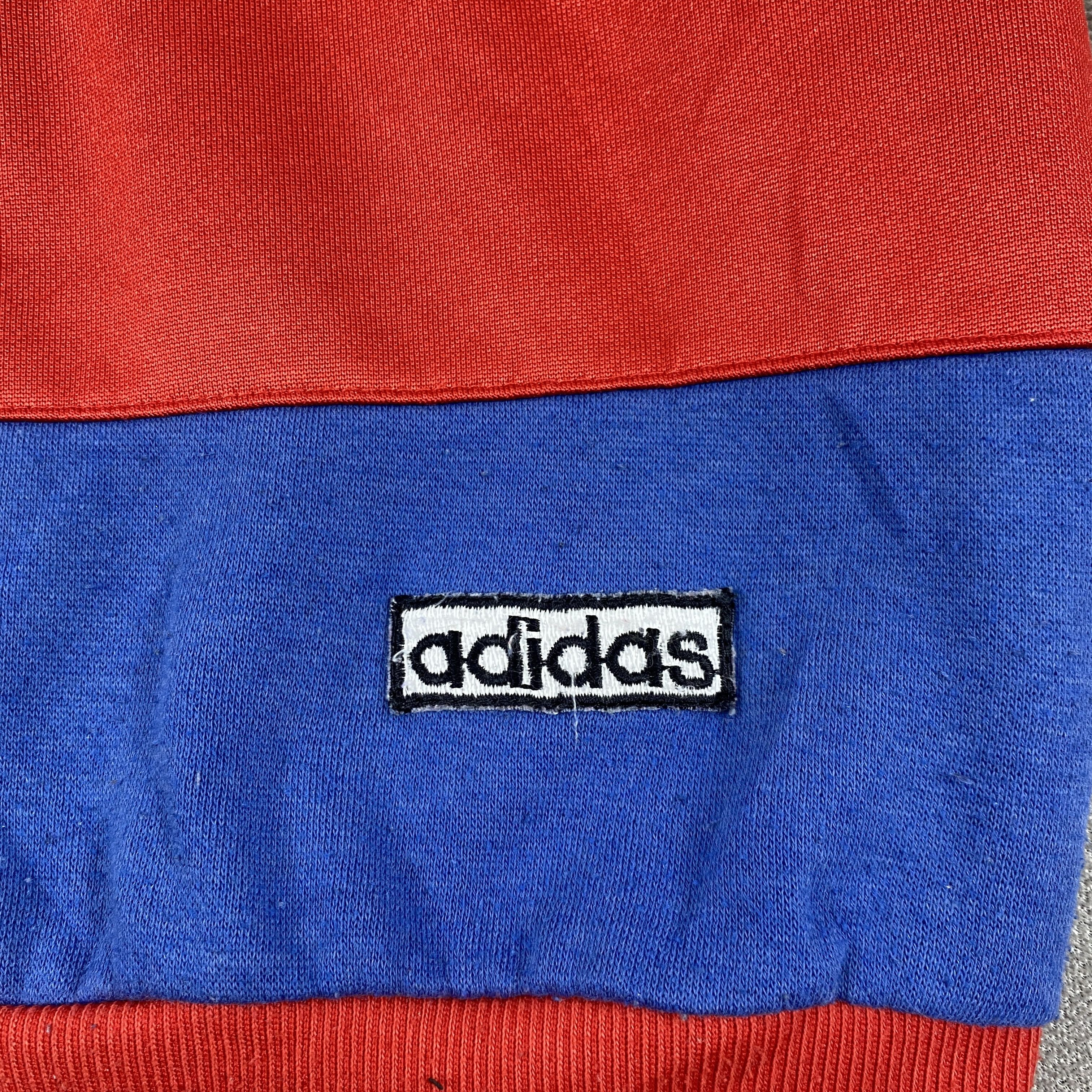 Japanese Brand Vintage adidas Big Logo Sweatshirt Jacket- J528 Size US S / EU 44-46 / 1 - 9 Thumbnail
