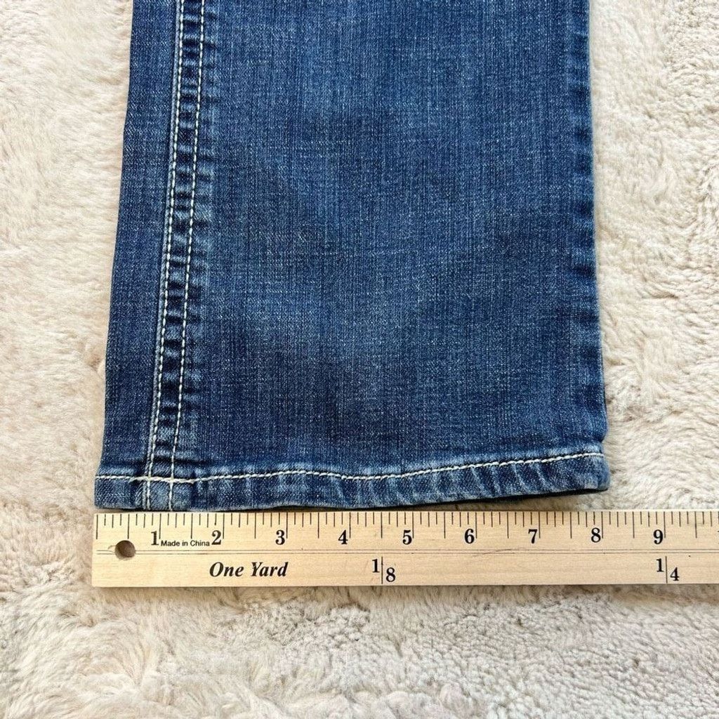 Wrangler Wrangler Rock 47 Bootcut Low Rise Jeans Womens 30x32 Blue Size 30" / US 8 / IT 44 - 7 Thumbnail