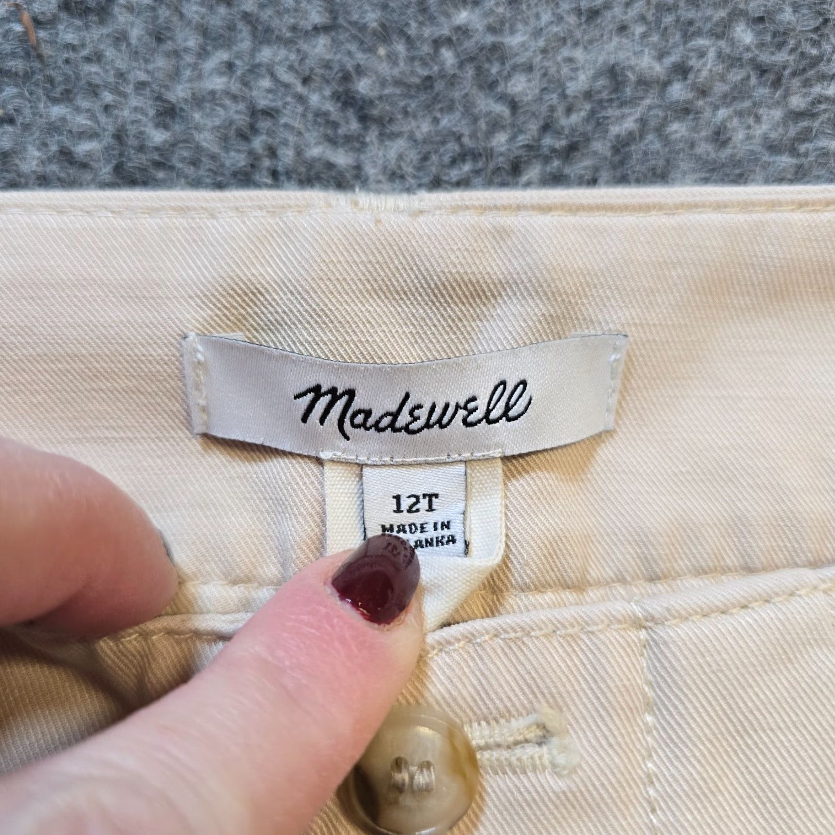 Madewell Madewell Pants Womens Size 12 Tall Beige Khaki Wide-Leg Pleated Capsule Casual Size 34" / US 12 / IT 48 - 4 Thumbnail