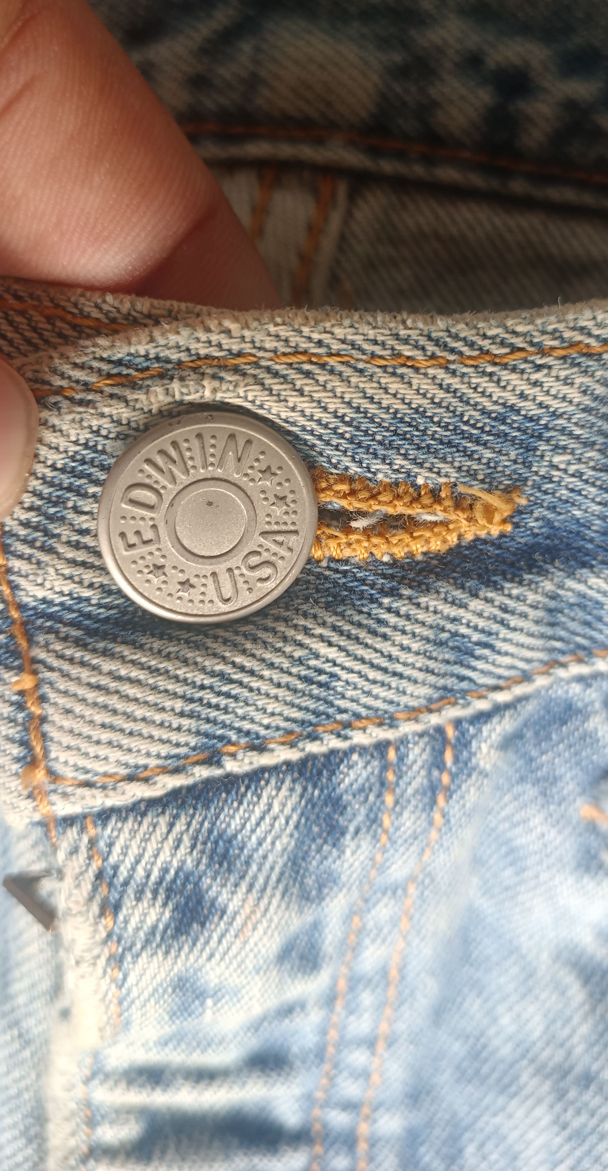 Edwin Vintage💥 Edwin Made In USA Distressed Denim Size US 32 / EU 48 - 13 Thumbnail