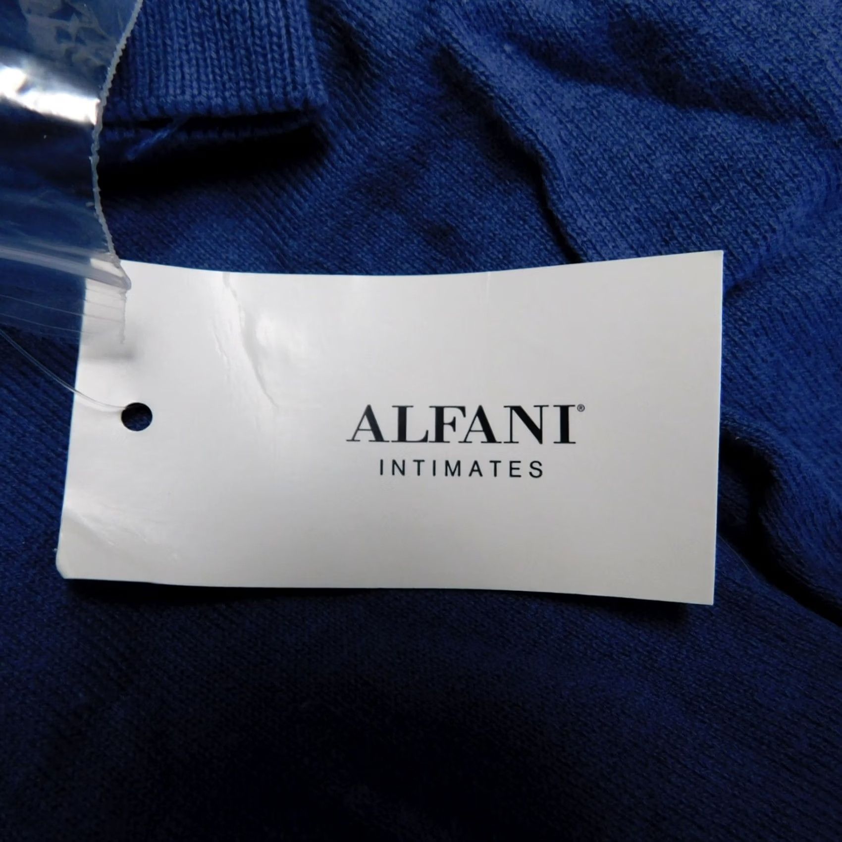 Alfani Alfani Cardigan V-Neck Button Knit Cotton Blue Small Womens/Ladies Size S / US 4 / IT 40 - 4 Thumbnail