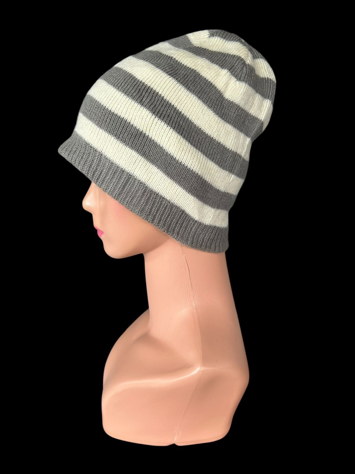 Tete Homme TETE HOMME Stripe Japanese Beanie Hats Size ONE SIZE - 4 Thumbnail