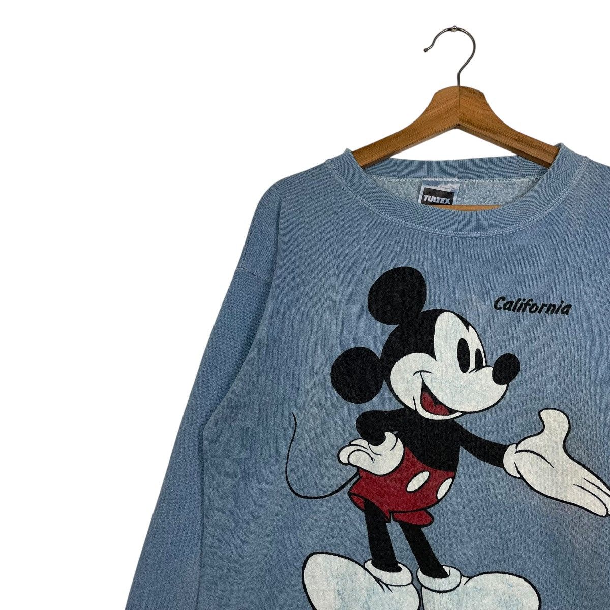 Tultex Vintage 90s Mickey Mouse Sweatshirt Size US L / EU 52-54 / 3 - 6 Thumbnail
