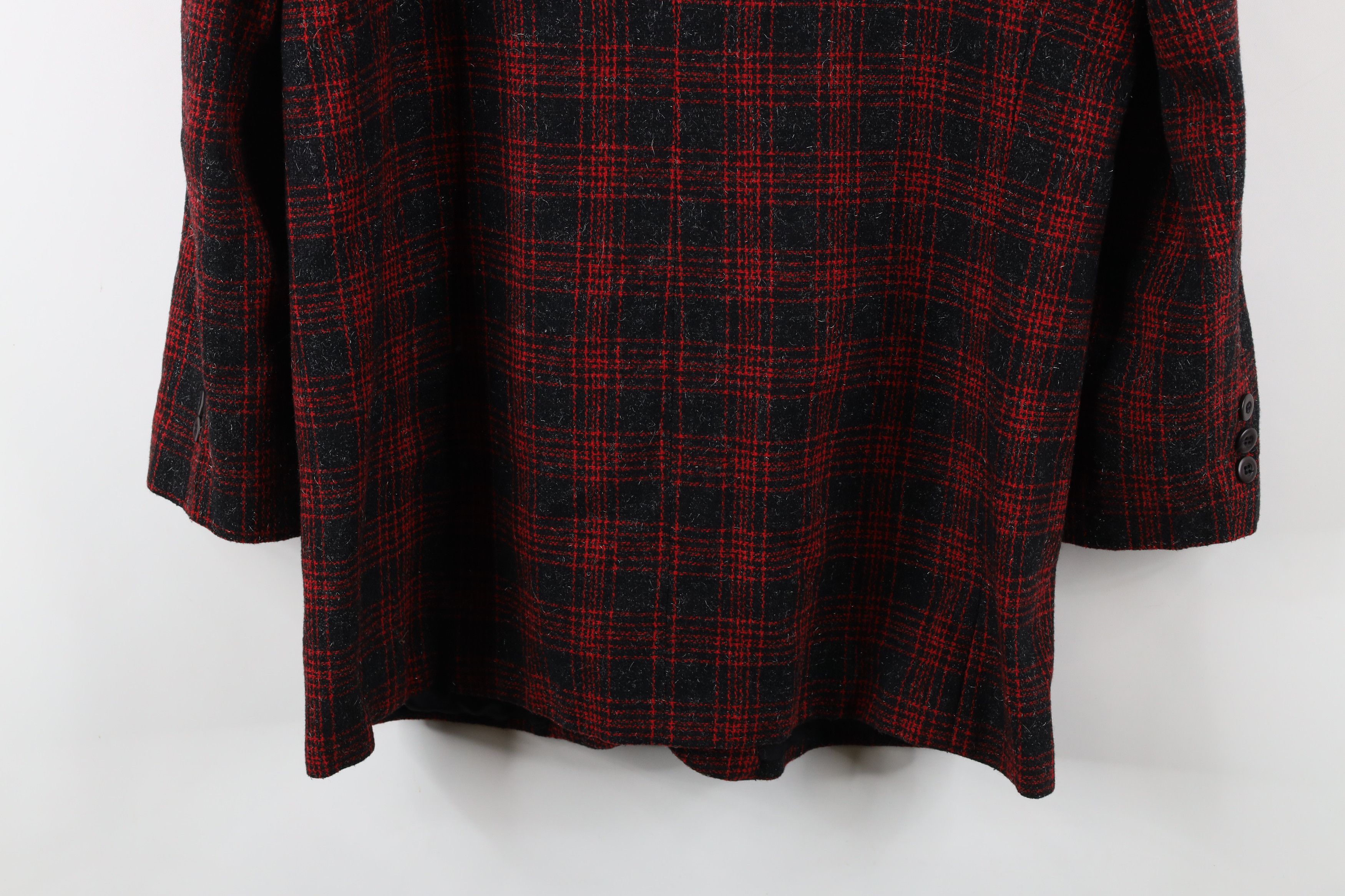 Vintage Vintage 90s Streetwear Button Blazer Suit Coat Jacket Plaid Size XXL / US 16-18 / IT 52-54 - 14 Thumbnail