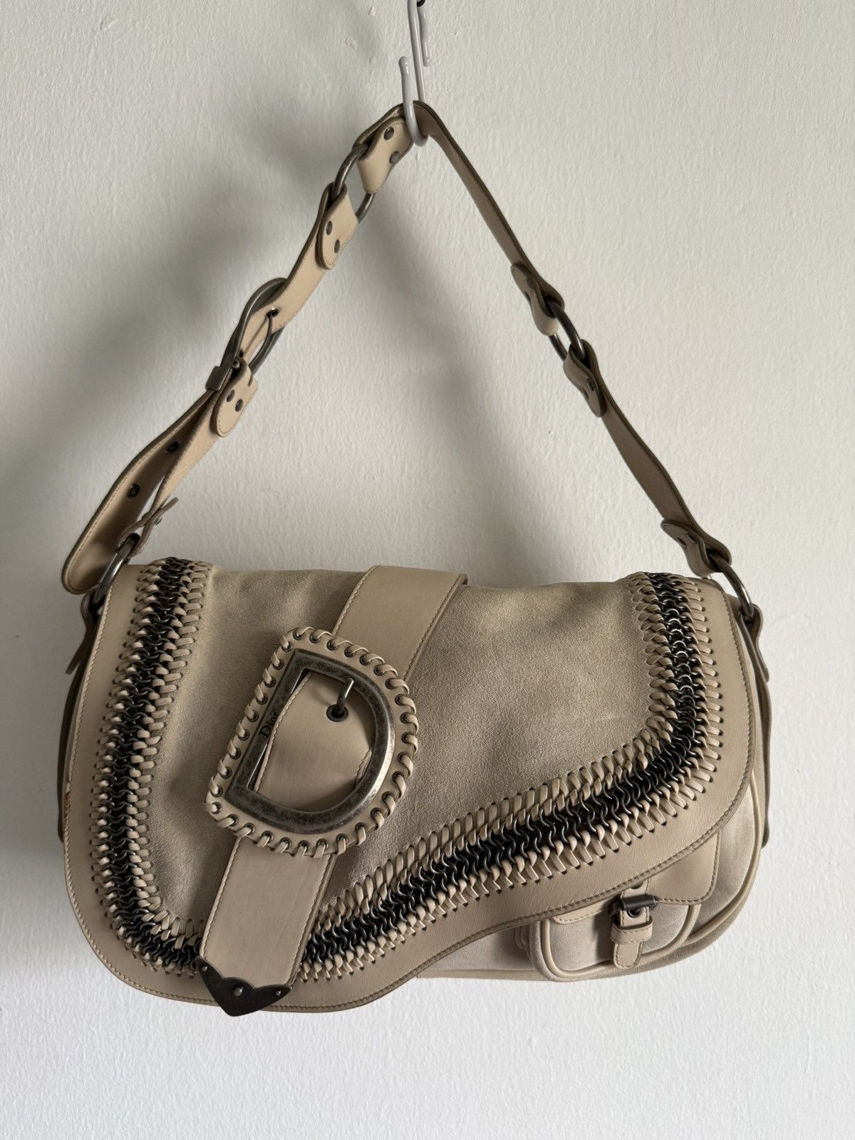 Dior 2005 Rare Dior Gaucho saddle bag John Galliano Era Size ONE SIZE - 1 Thumbnail