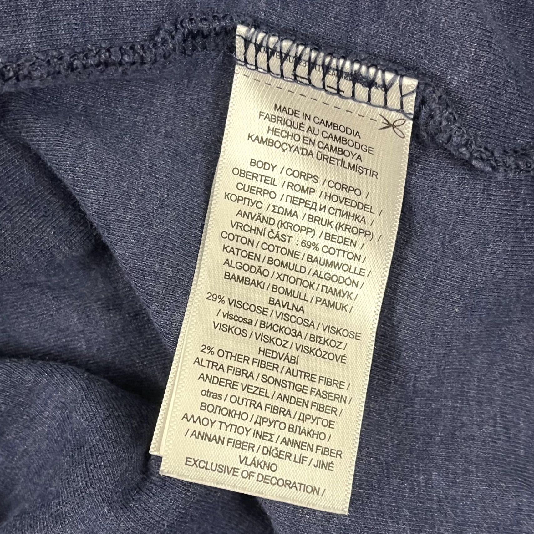 Polo Ralph Lauren Polo Ralph Lauren Sweater Mens Large Heather Navy Blue Shawl Collar Pullover Size US L / EU 52-54 / 3 - 7 Thumbnail
