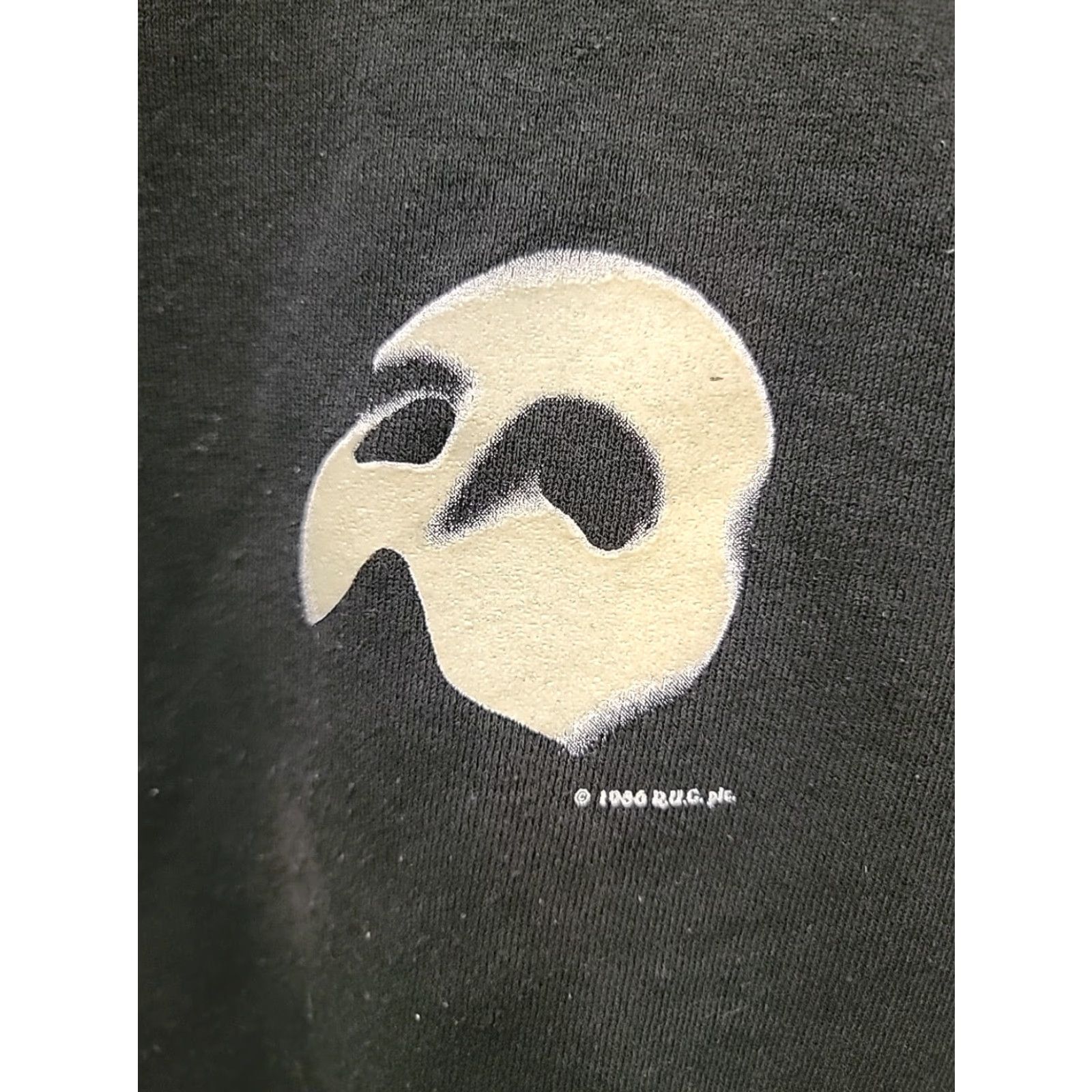 Fruit Of The Loom VINTAGE Fruit of the Loom Sweatshirt Mens XL Black Graphic Print Crew Neck Long Sleeve Pullover 23 Chest 29 Length Size US L / EU 52-54 / 3 - 2 Thumbnail