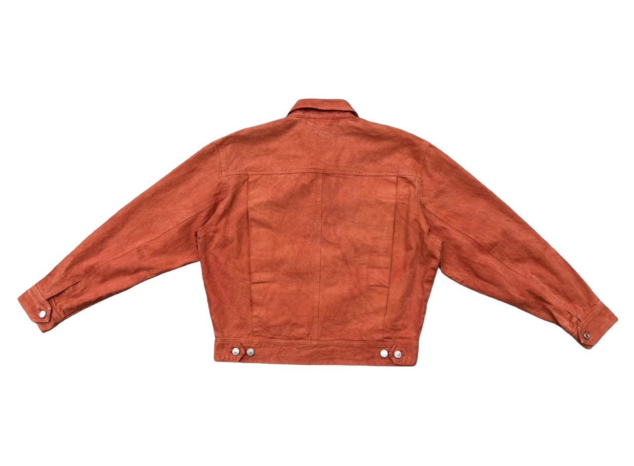 Paul Smith Vintage Paul Smith Orange Denim Oversized Jacket Size US M / EU 48-50 / 2 - 2 Thumbnail