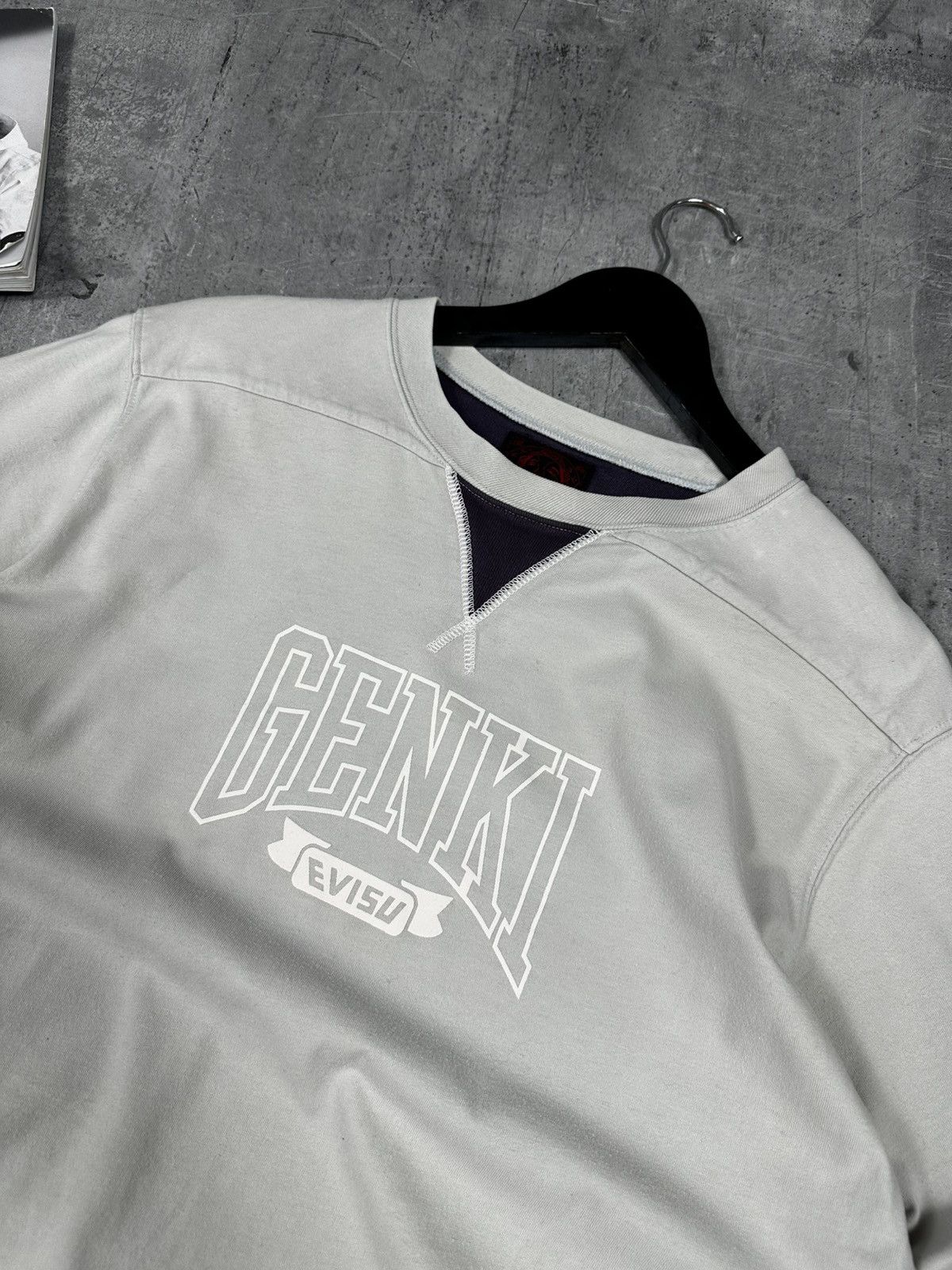 Evisu Vintage Evisu Long Sleeve T-shirt Size US XL / EU 56 / 4 - 4 Thumbnail