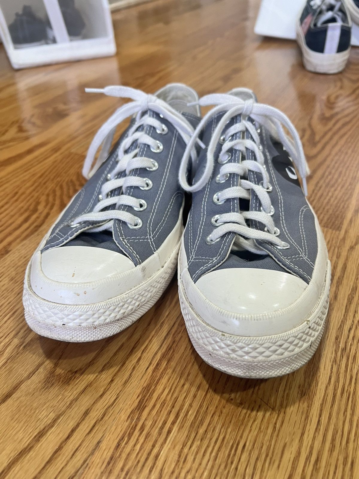 Comme des Garcons PLAY × Converse Converse X Comme Des Garçons Play Chuck 70 Grey Size US 9.5 / EU 42-43 - 1 Thumbnail