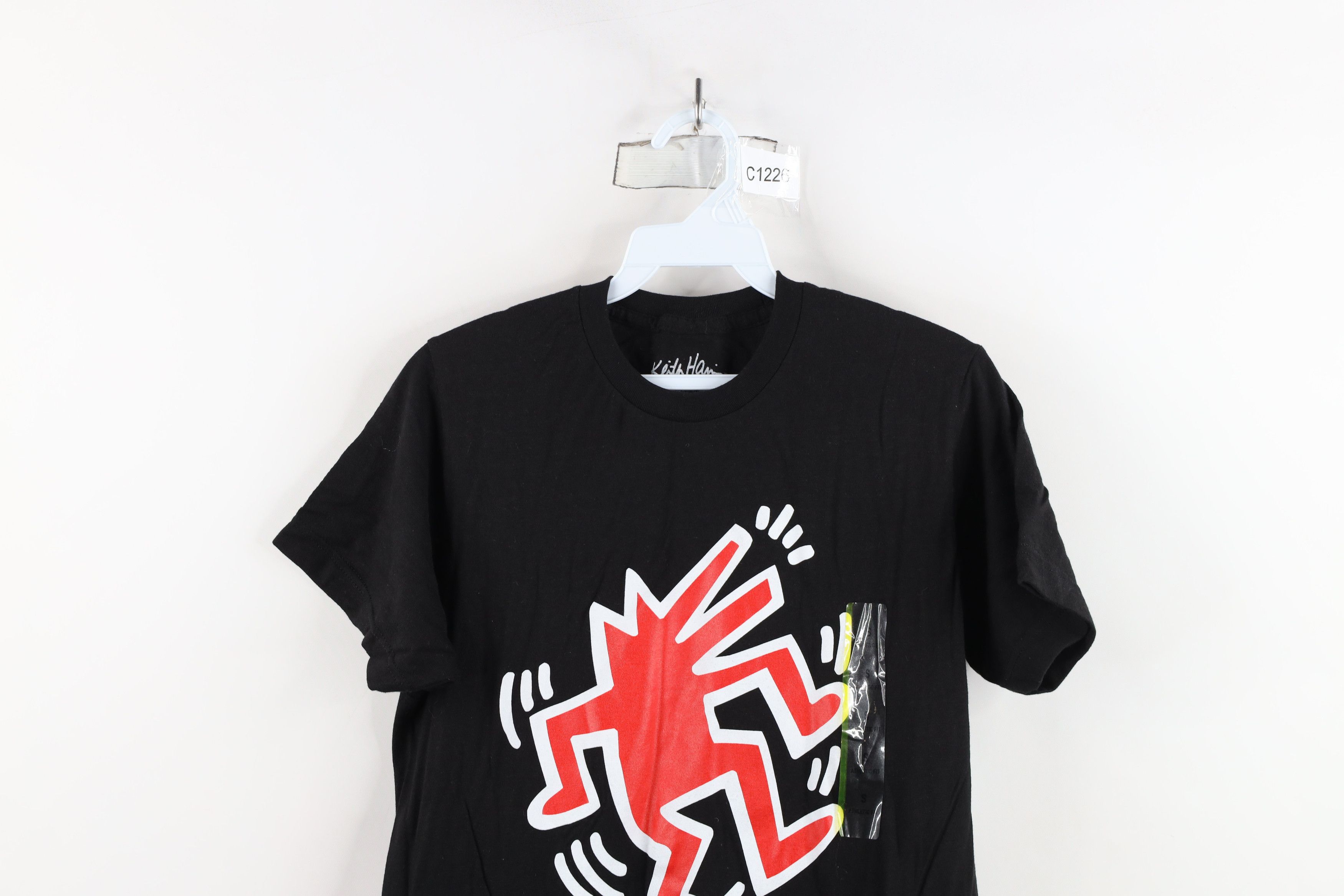 Vintage Deadstock Retro Y2K Keith Haring Dog Short Sleeve T-Shirt Size US S / EU 44-46 / 1 - 2 Thumbnail