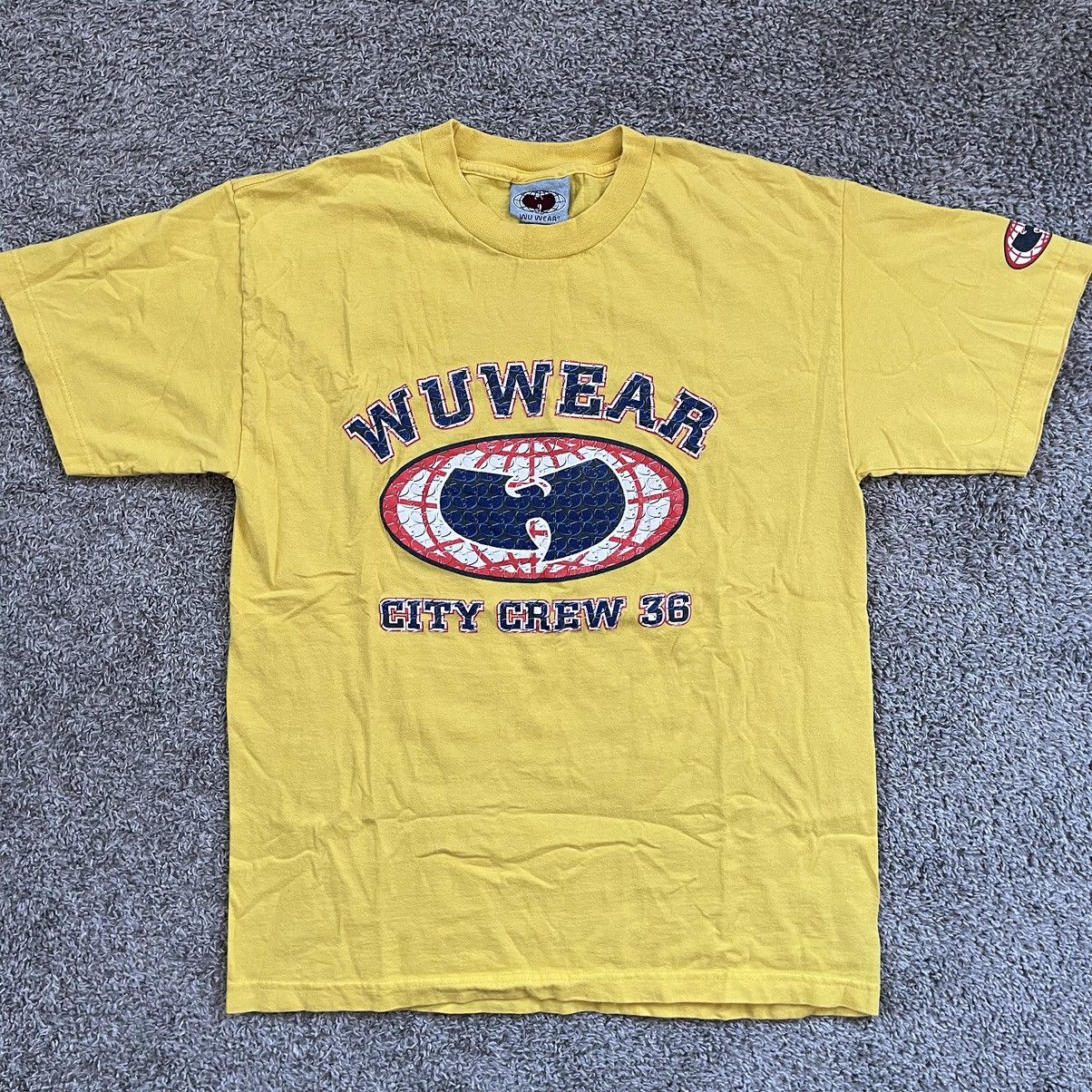 Wu-Tang Clan 🔴Wu-Wear Yellow Shirt Size Large Wu-Tang Vintage 90’s Rare Size US L / EU 52-54 / 3 - 1 Thumbnail