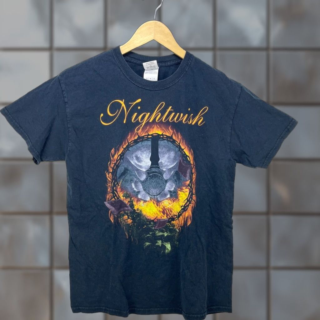Vintage VINTAGE Nightwish T-Shirt Men M Black - Nightwish Band T-Shirt Medium Men Vintage Nightwish Shirt M Black Size US M / EU 48-50 / 2 - 1 Thumbnail