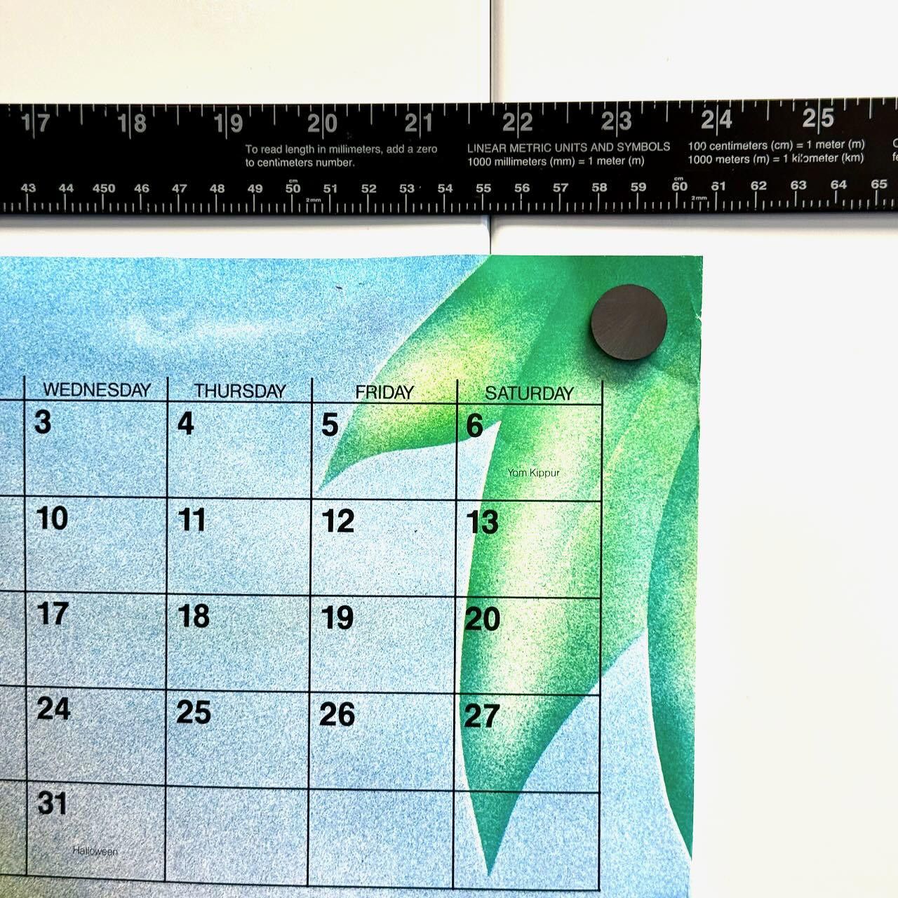 Designer Vintage 1984-1985 Rainbow Unicorn Calendar For the Win Size ONE SIZE - 5 Thumbnail