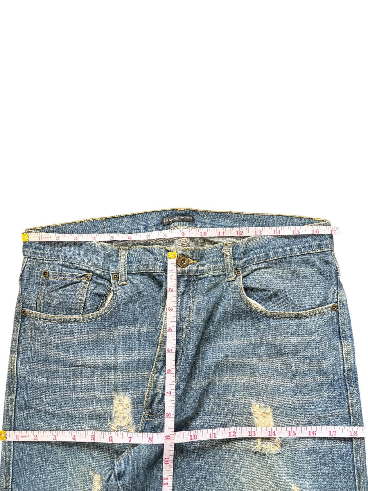 Acne Studios Vintage Japanese Brand Distressed Baggy Jeans Size 34" / US 12 / IT 48 - 6 Thumbnail