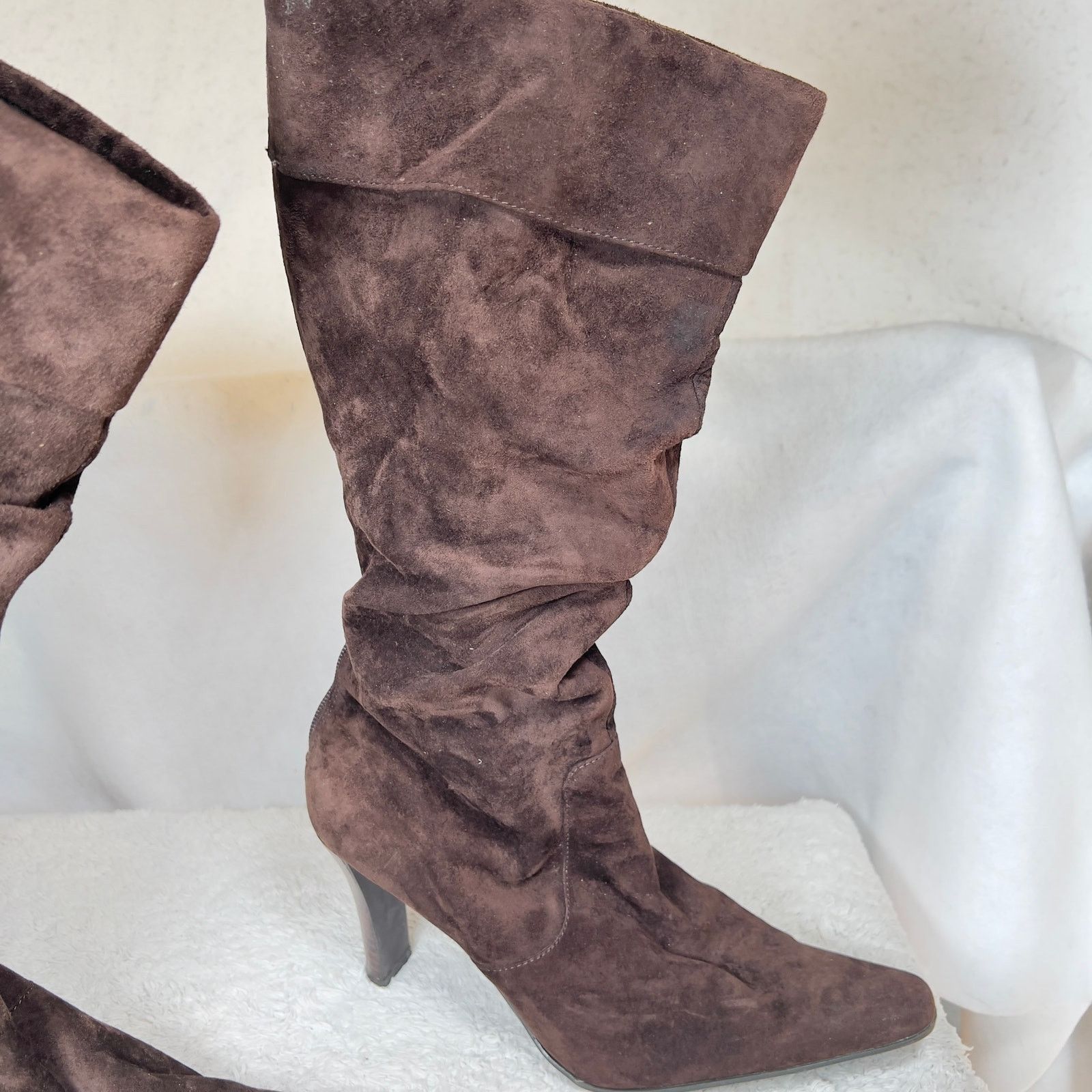 Other White Mountain Genuin Suede Leather Thigh Boot Carson B32696 Size US 8 / IT 38 - 7 Thumbnail