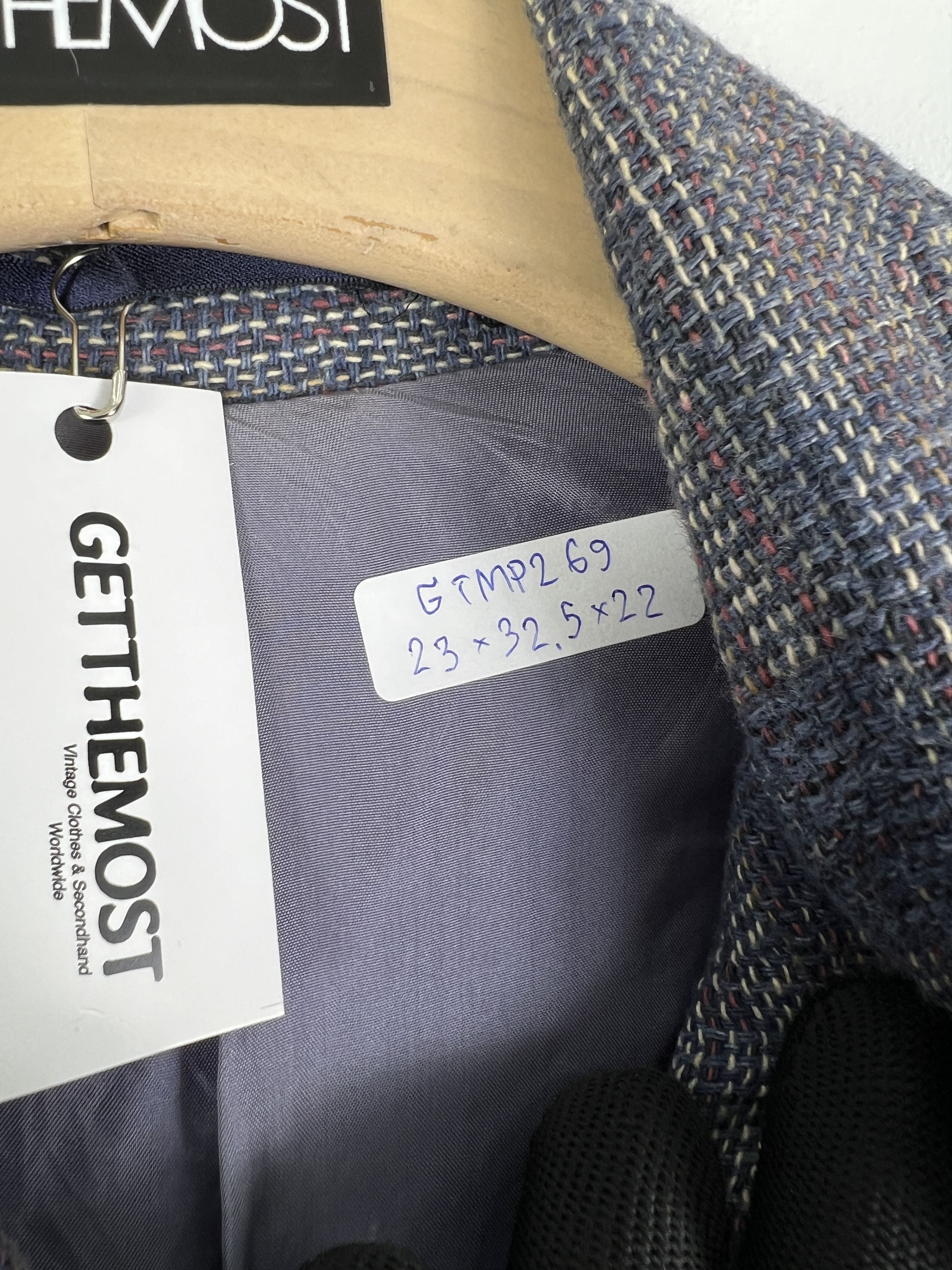 JUN MEN JUN Men Knit Blazer GTMP269 Size 46R - 2 Thumbnail
