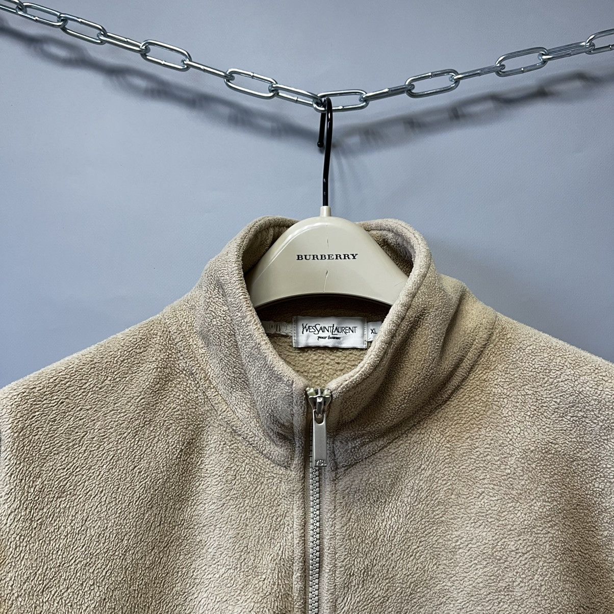 Yves Saint Laurent Yves Saint Laurent vintage 1/4 zip fleece Pullover Jacket Size US XL / EU 56 / 4 - 3 Thumbnail