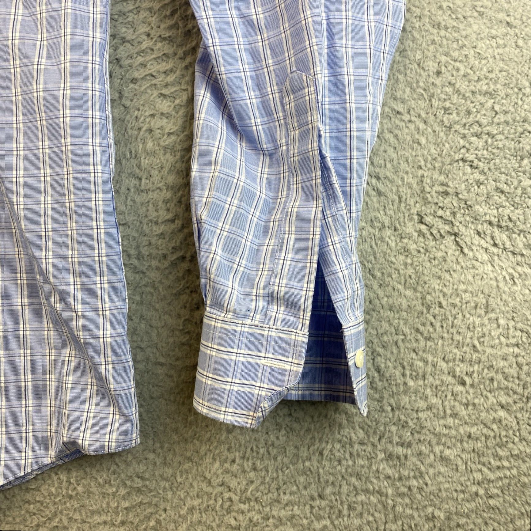 Brooks Brothers Brooks Brothers Shirt Mens 16/35 Long Sleeve Button-Up Plaid Cotton Blue Casual Size US L / EU 52-54 / 3 - 2 Thumbnail