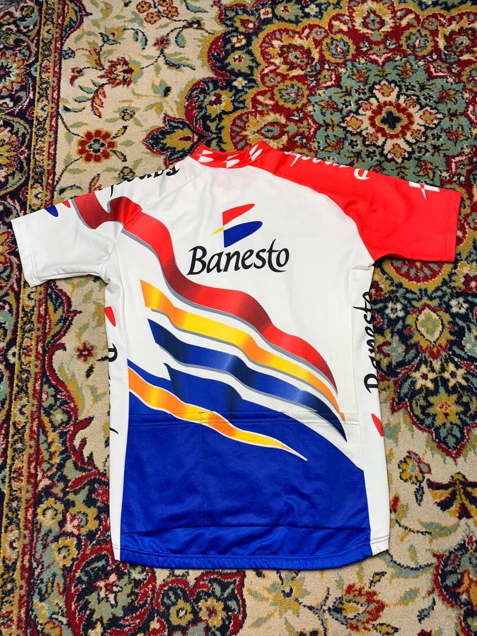 Vintage Vintage 90's Nalini Banesto Campagnolo Cycling Jersey Size US XL / EU 56 / 4 - 4 Thumbnail