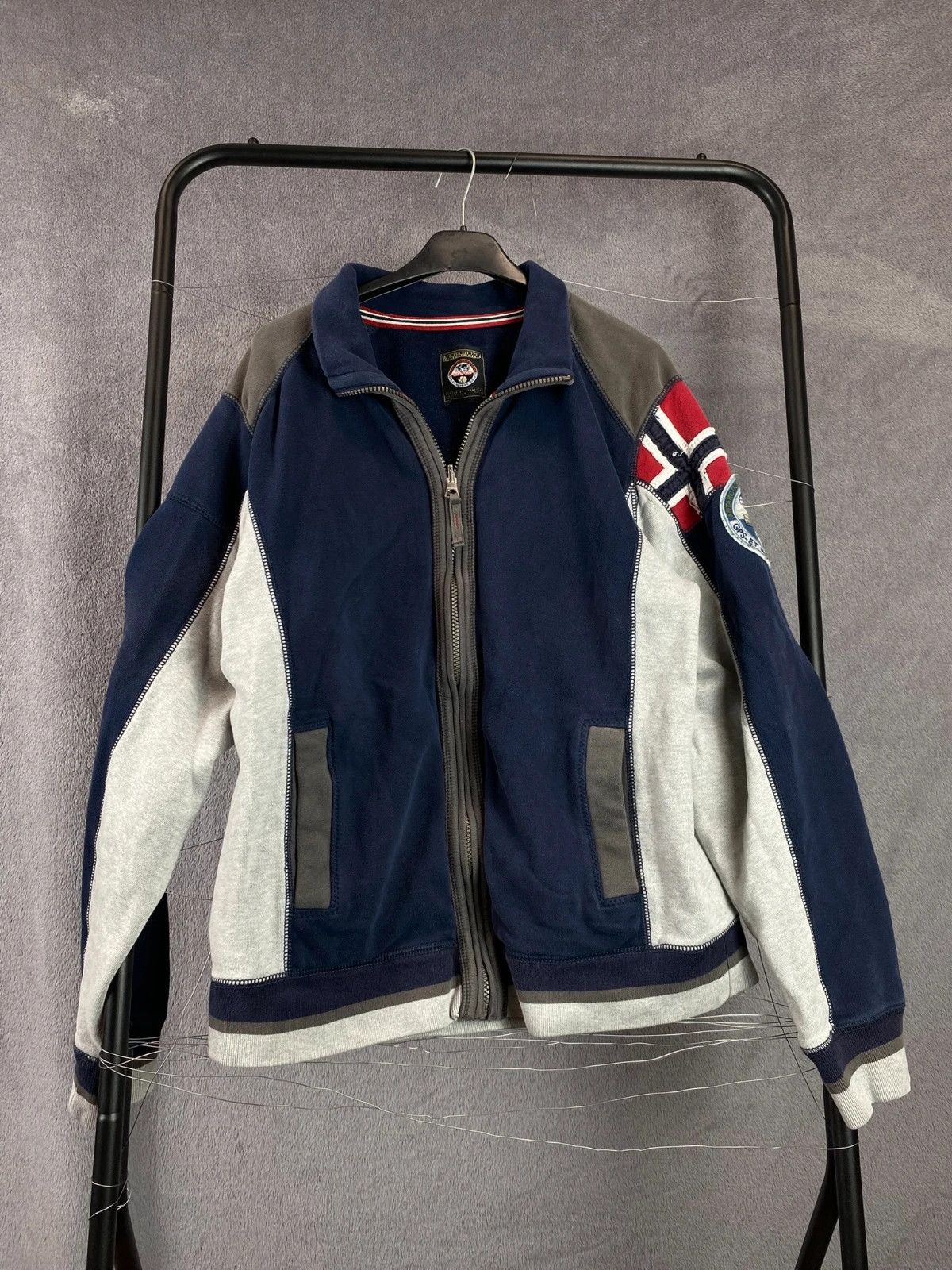 Napapijri Napapijri Spellout Hoodie Zip Embroidered Y2K M Size US M / EU 48-50 / 2 - 1 Thumbnail