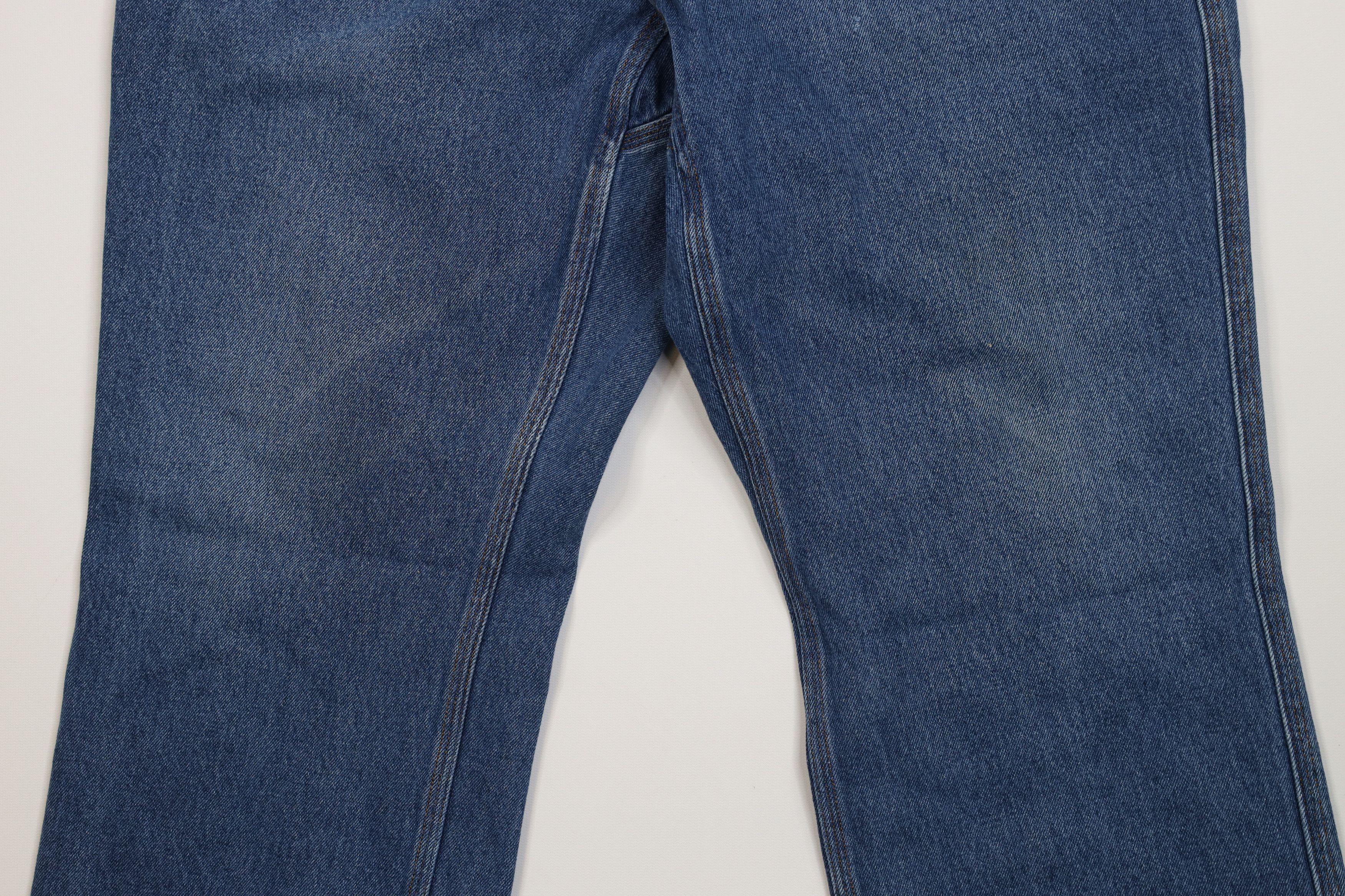 Duluth Trading Company Duluth Trading Co Workwear Wide Leg Denim Jeans Blue Cotton Size US 36 / EU 52 - 3 Thumbnail