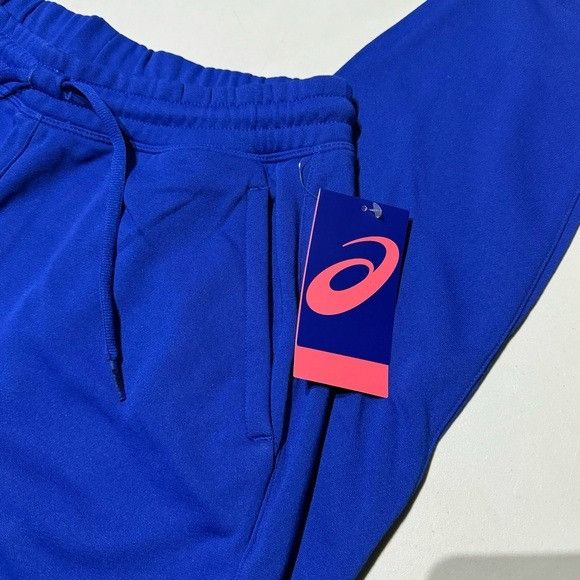 Asics NWT ASICS MEN’S FRENCH TERRY TRAINING JOGGERS ROYAL BLUE S Size US 28 / EU 44 - 8 Thumbnail