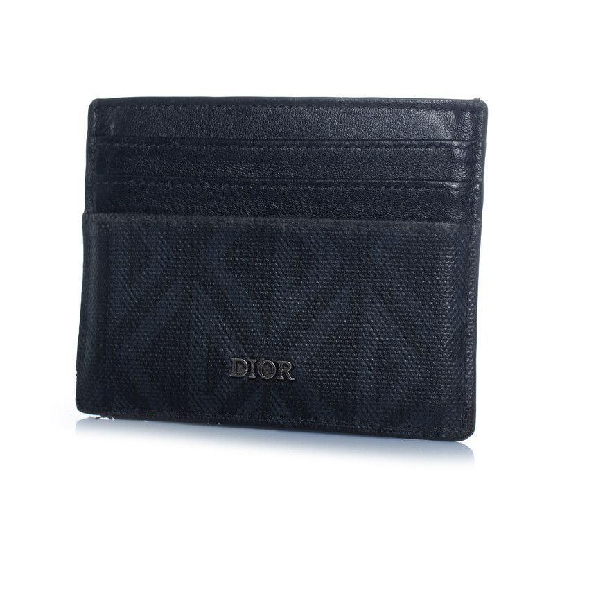 Dior Dior, monogram canvas and leather card holder Size ONE SIZE - 1 Thumbnail