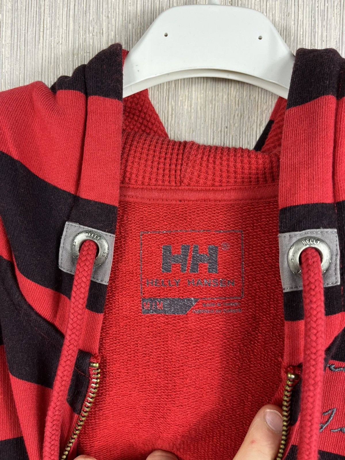 Helly Hansen × Seditionaries × Vintage Vintage Helly Hanse y2k zip hoodie striped sweatshirt Size US M / EU 48-50 / 2 - 15 Thumbnail