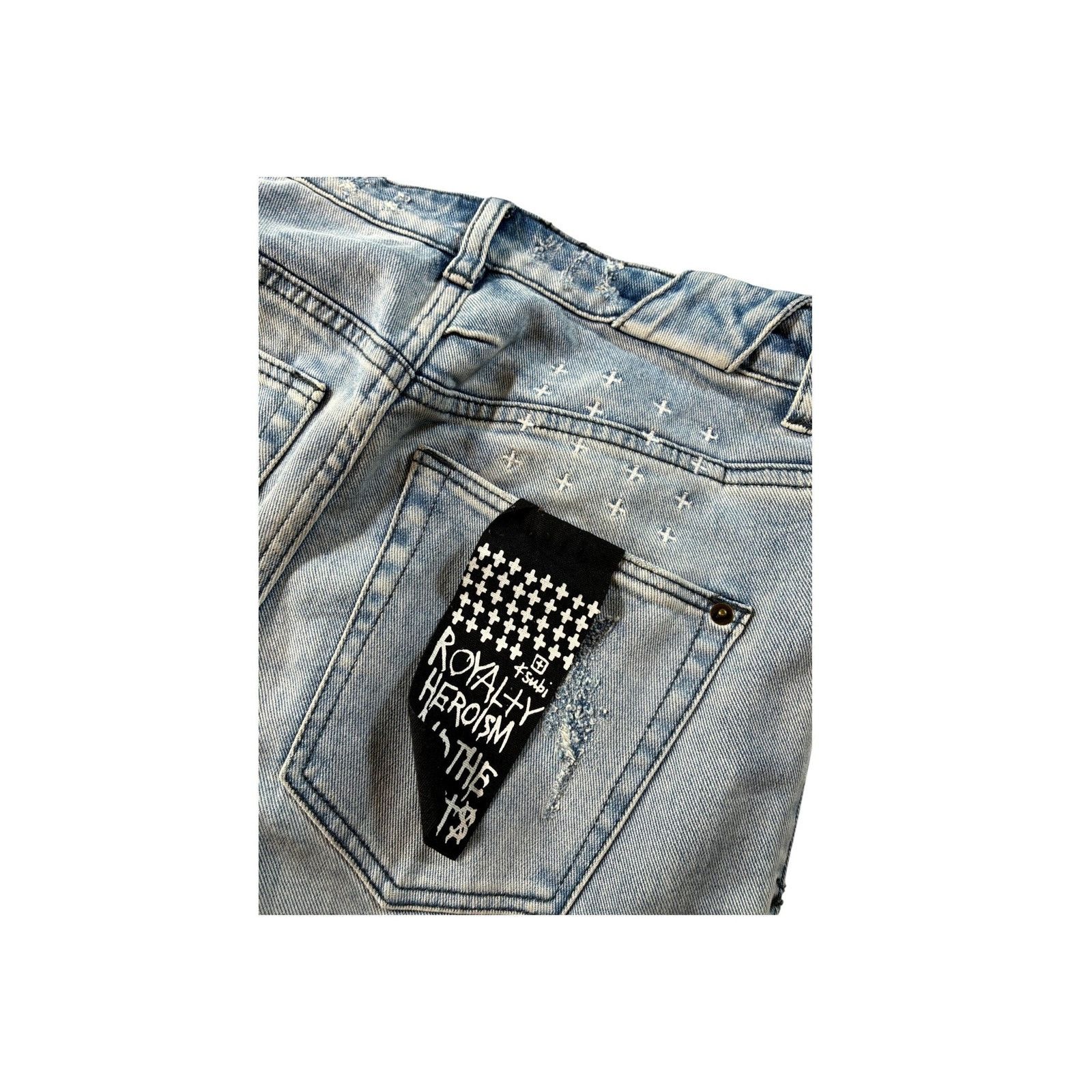 Ksubi Ksubi Plain Ripped Light Wash Jeans Size US 28 / EU 44 - 5 Thumbnail