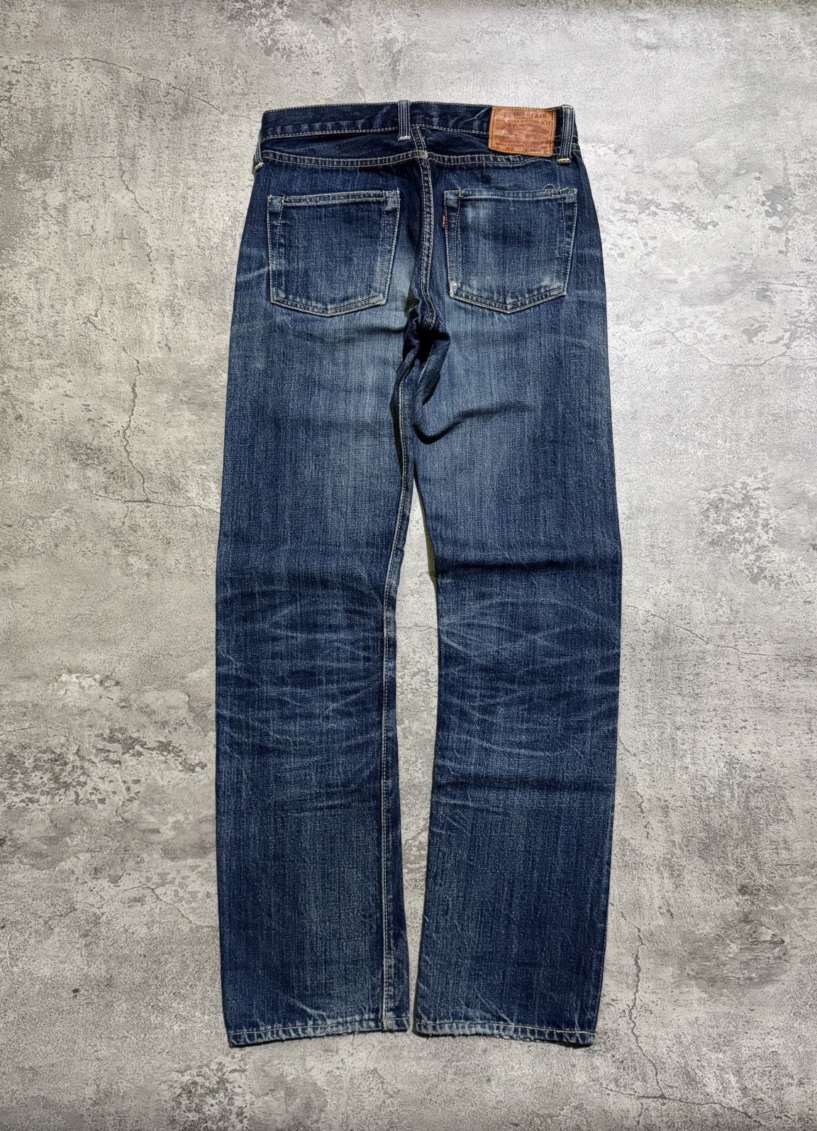 The Real McCoy's Joe McCoy Lot.906 Denim Selvedge distressed jeans Size US 28 / EU 44 - 1 Thumbnail