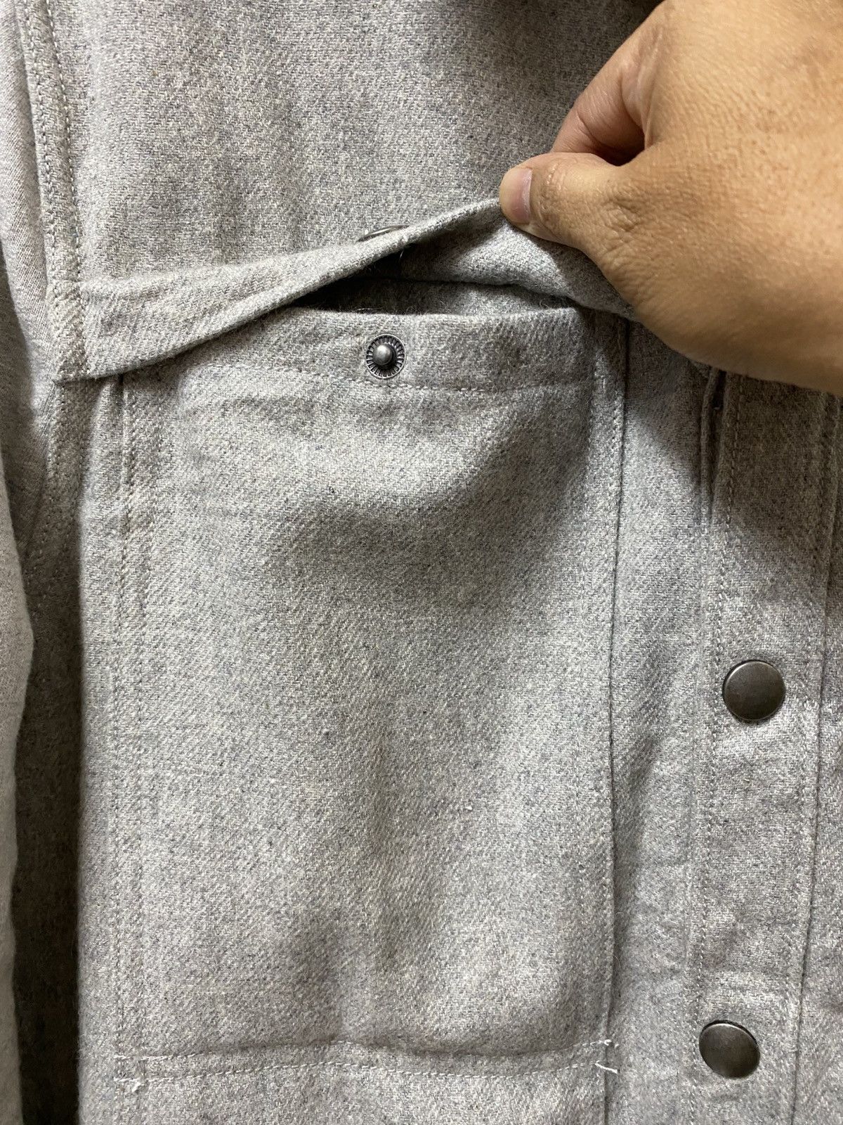 Banana Republic Banana Republic Jaket Snap Button Grey Colour Size US M / EU 48-50 / 2 - 8 Thumbnail