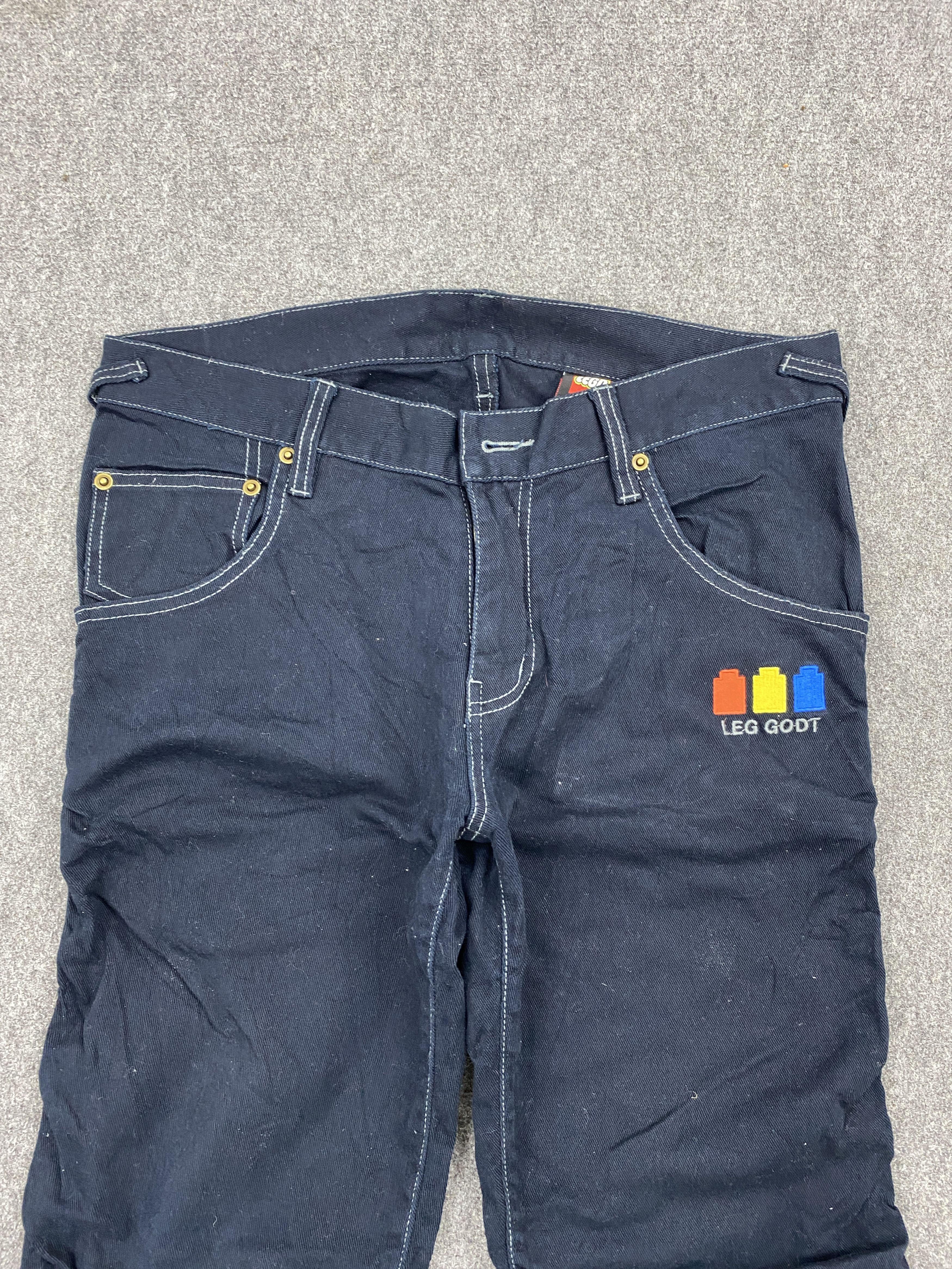 LEGO Vintage Lego Casual Denim Blue Jeans DP2603 Size US 32 / EU 48 - 2 Thumbnail