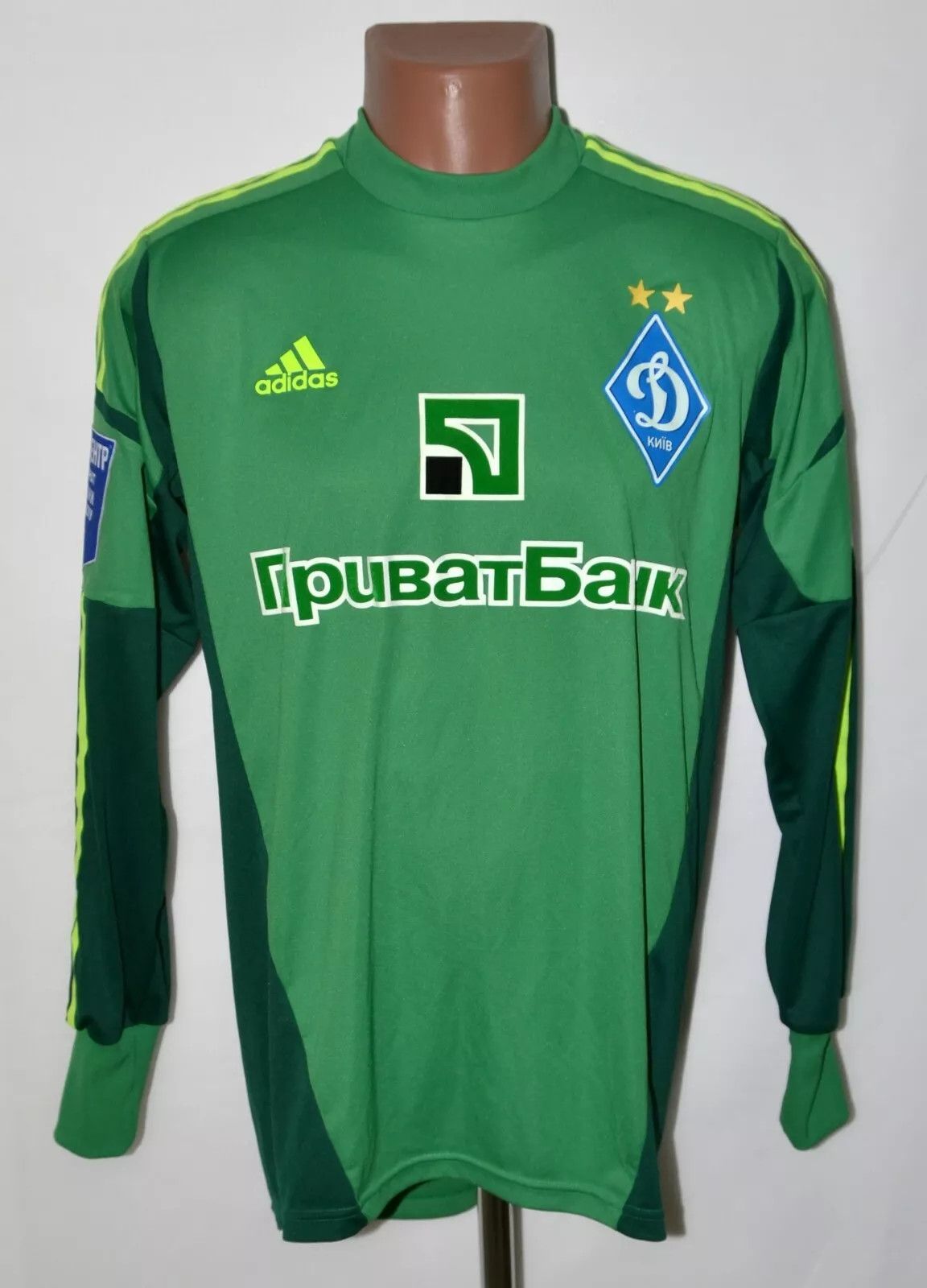 Adidas DYNAMO KYIV 2013/2014 MATCH WORN SHIRT #35 KOVAL ADIDAS L Size US L / EU 52-54 / 3 - 2 Thumbnail