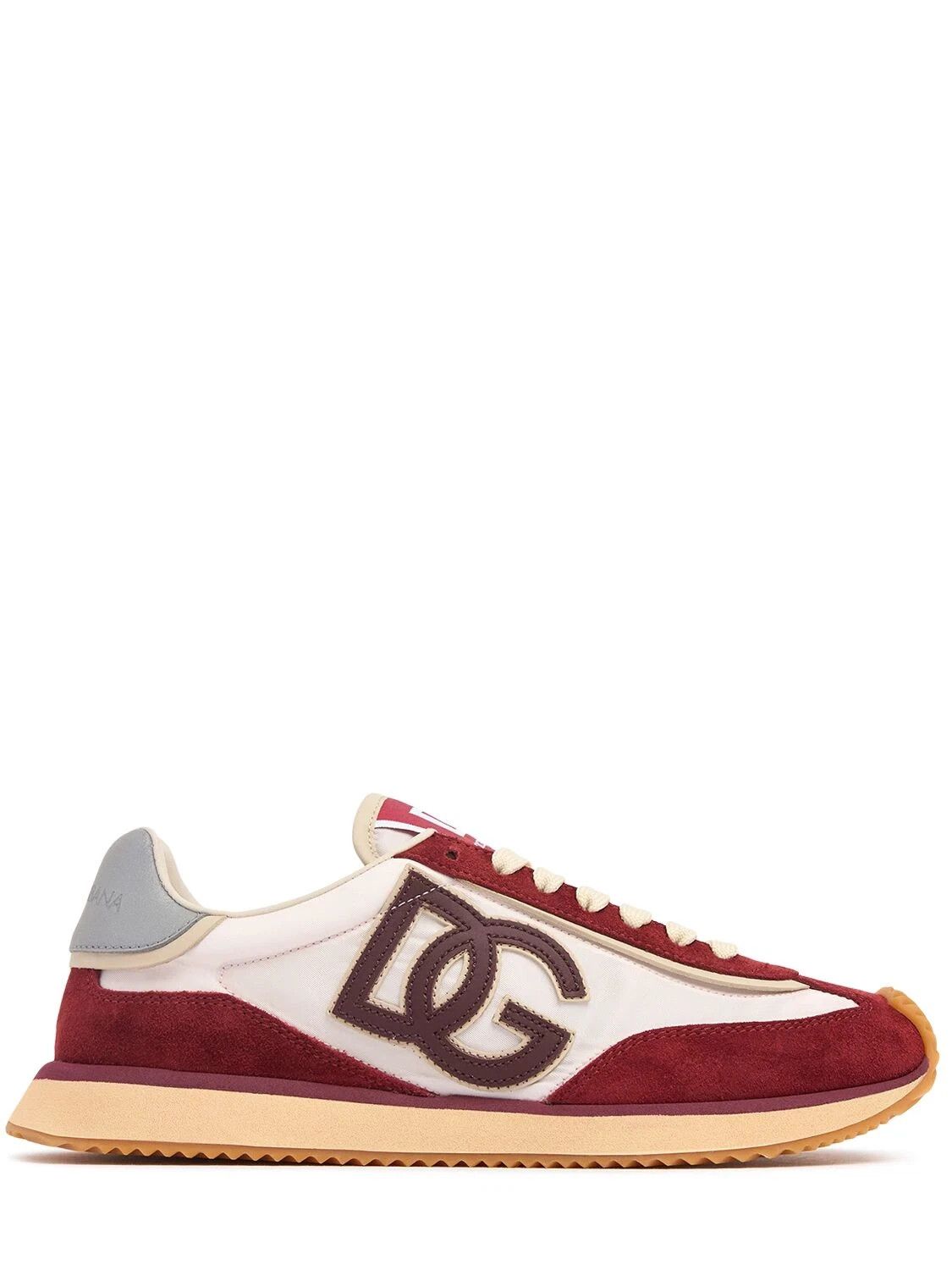 DG Cushion White/Red Mixed Mat. Sneakers New