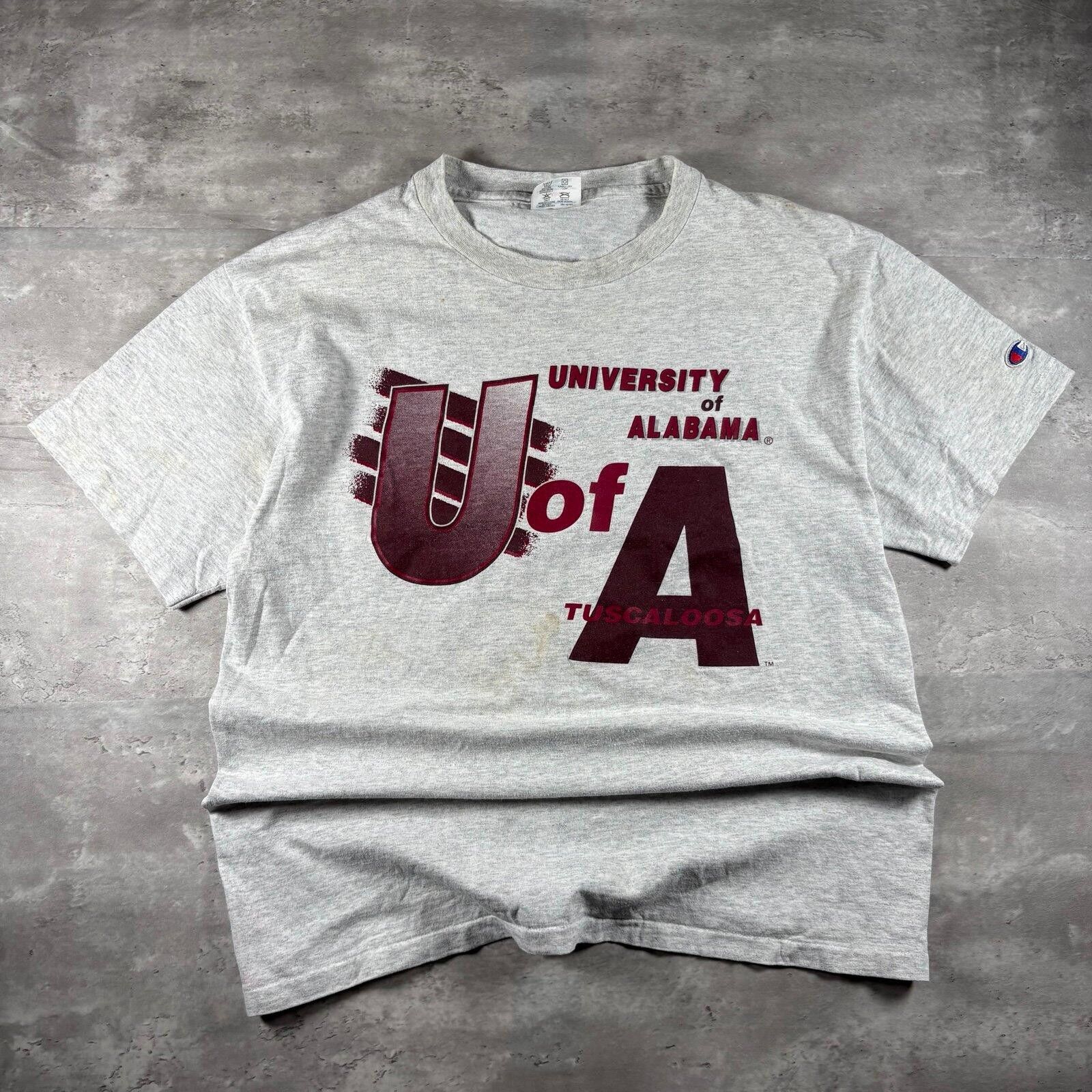 Champion Vintage 80s Alabama crimson tide tee Size US L / EU 52-54 / 3 - 1 Thumbnail