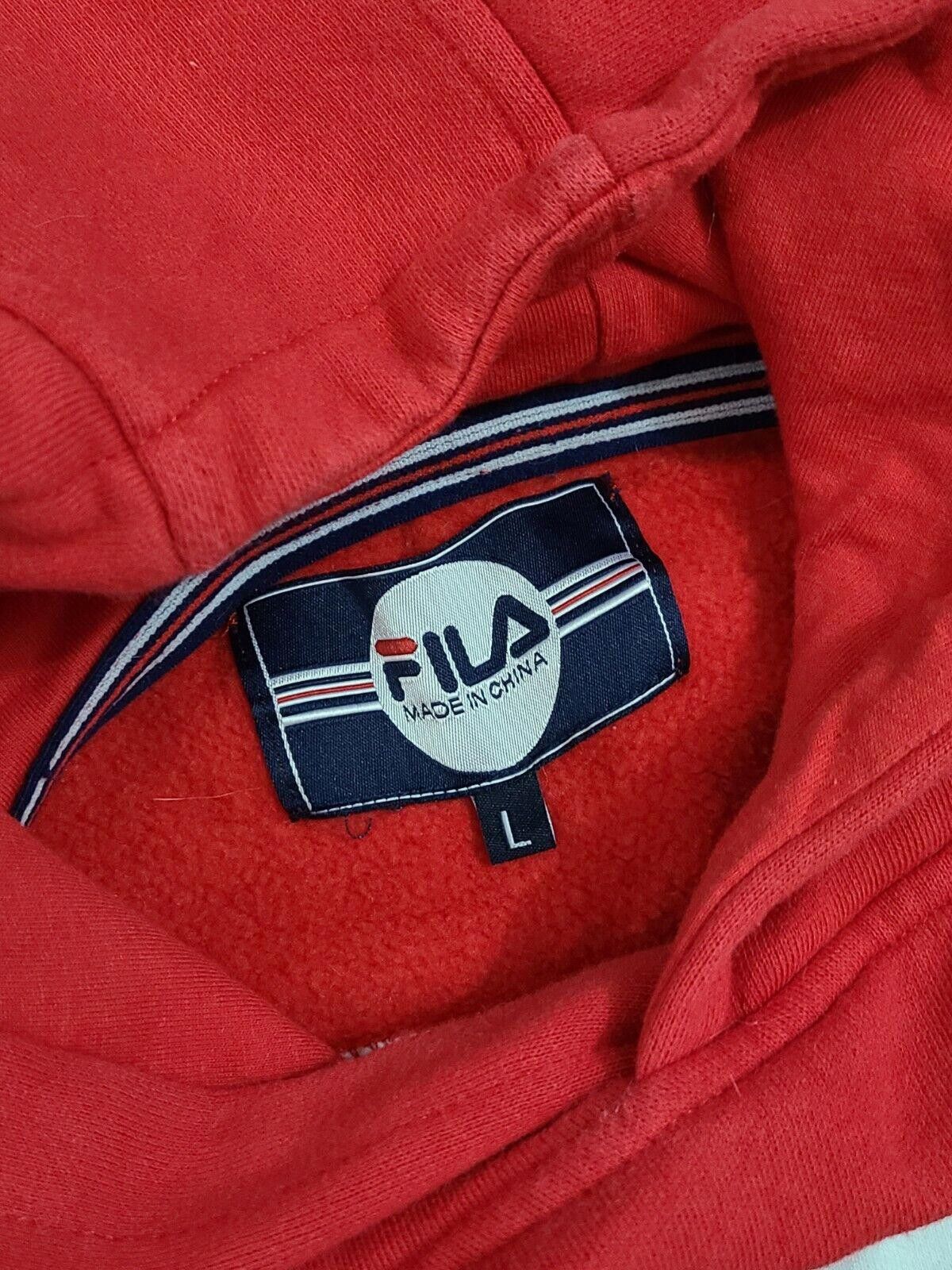 Fila Kids FILA Hoodie Size Large 10 Black and red 90's Street Y2k Size US XXS / EU 40 - 2 Thumbnail