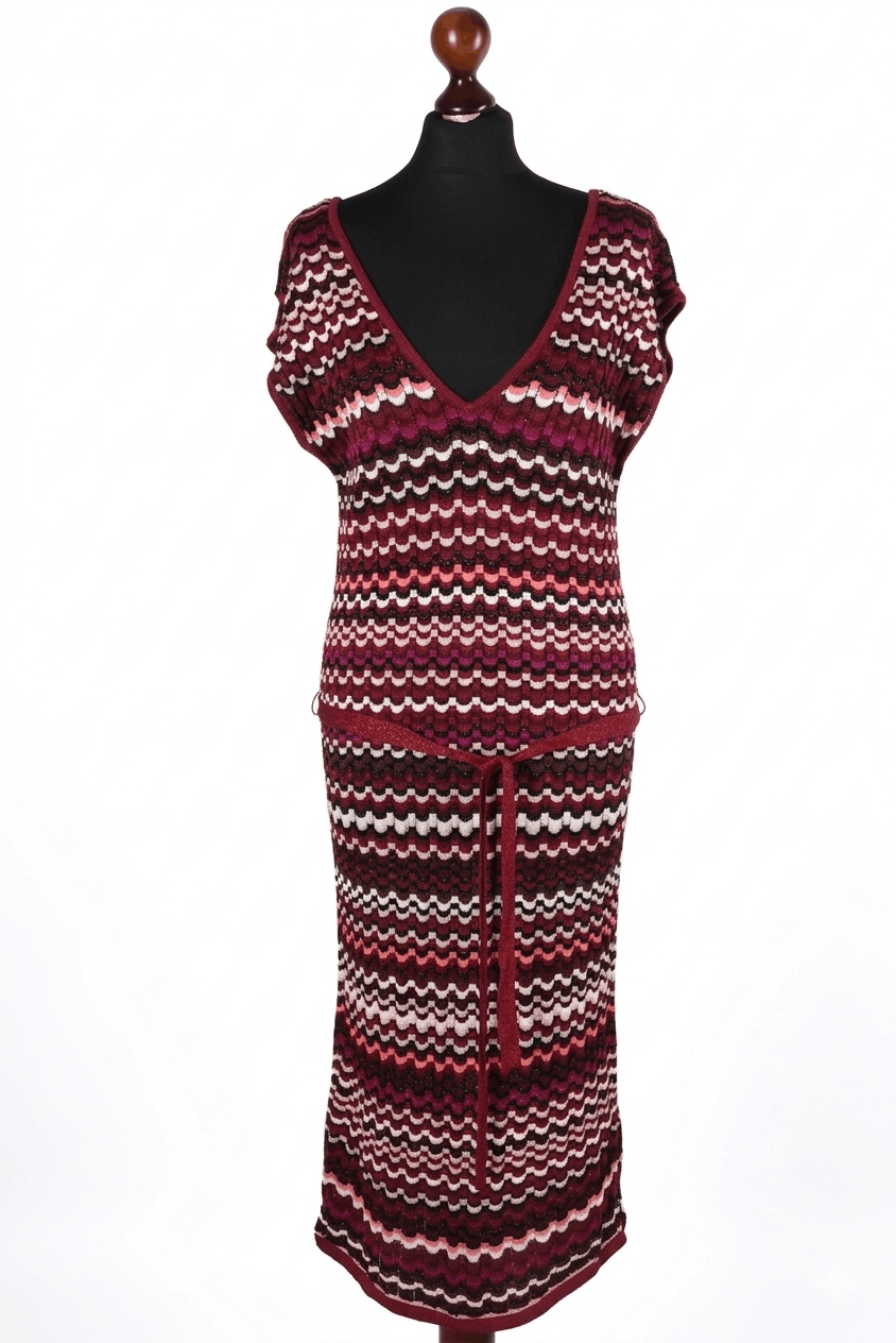 Missoni Women's Missoni Lindex Knit Zigzag Stripe Maxi Dress Size S Size S / US 4 / IT 40 - 1 Thumbnail
