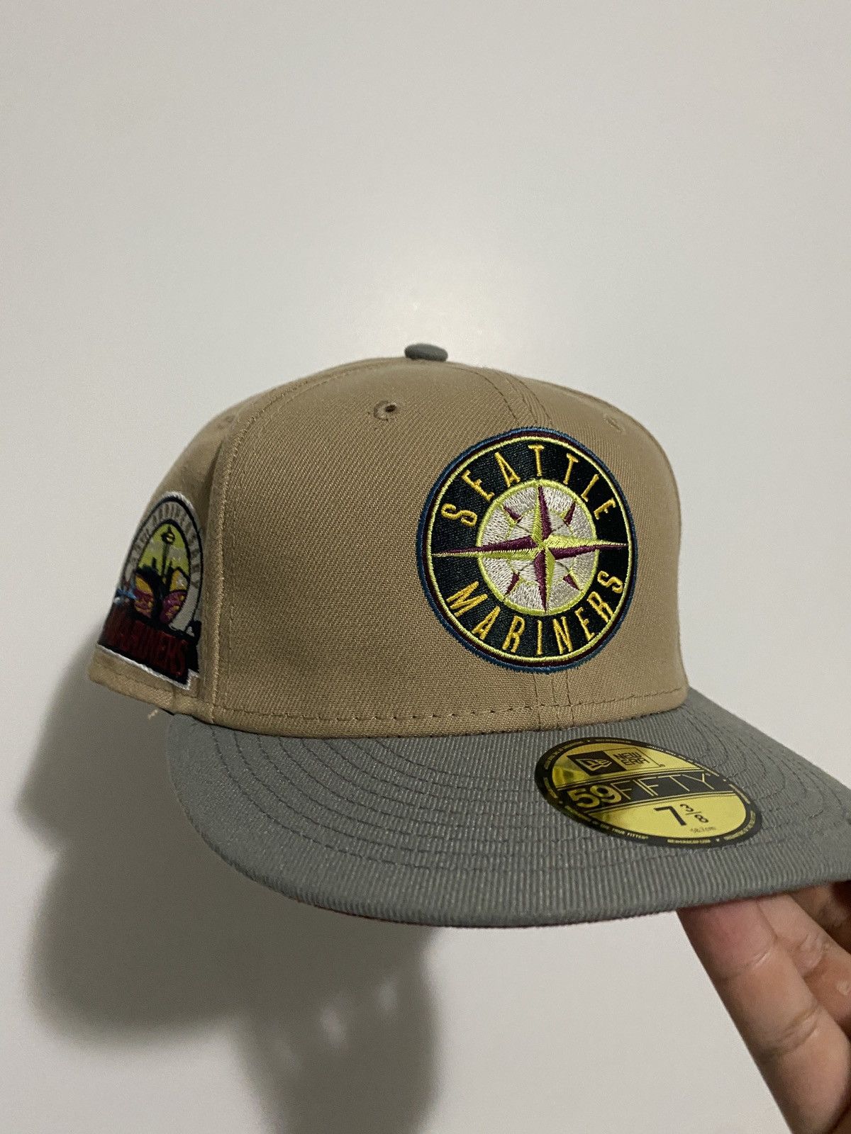 New Era Mariners compas logo fitted khaki size 7 3/8 Size ONE SIZE - 1 Thumbnail