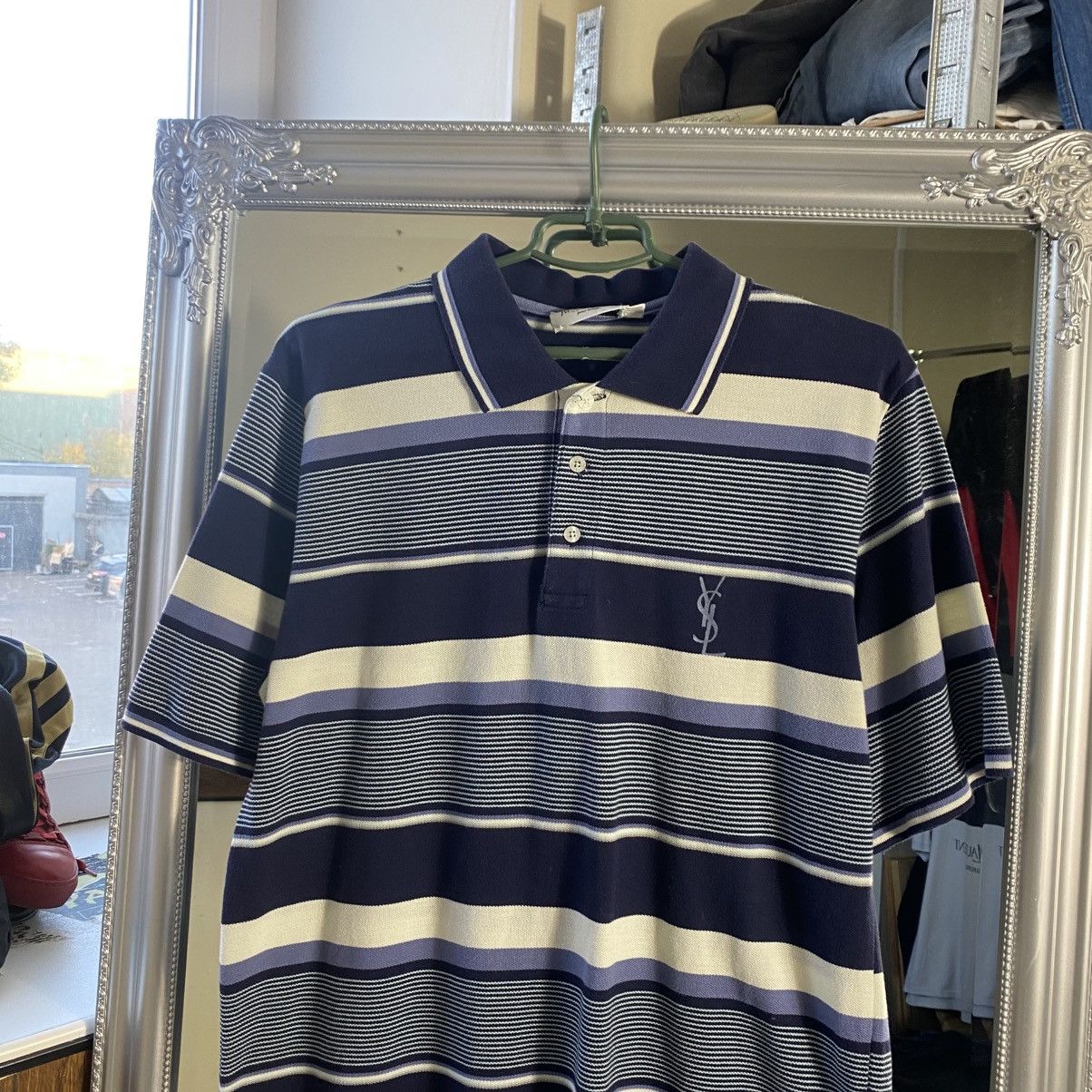 Yves Saint Laurent Vintage Yves Saint Laurent Polo Size US XL / EU 56 / 4 - 2 Thumbnail