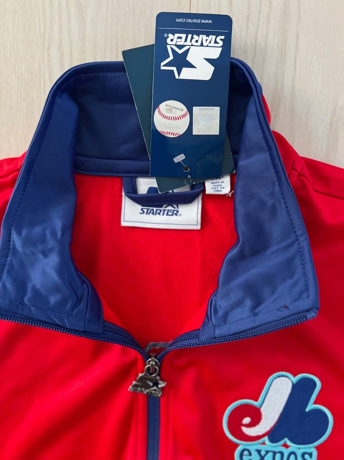 Starter Starter Baseball MLB Zip Track Jacket Montreal Expos ( S ) Size US S / EU 44-46 / 1 - 2 Thumbnail