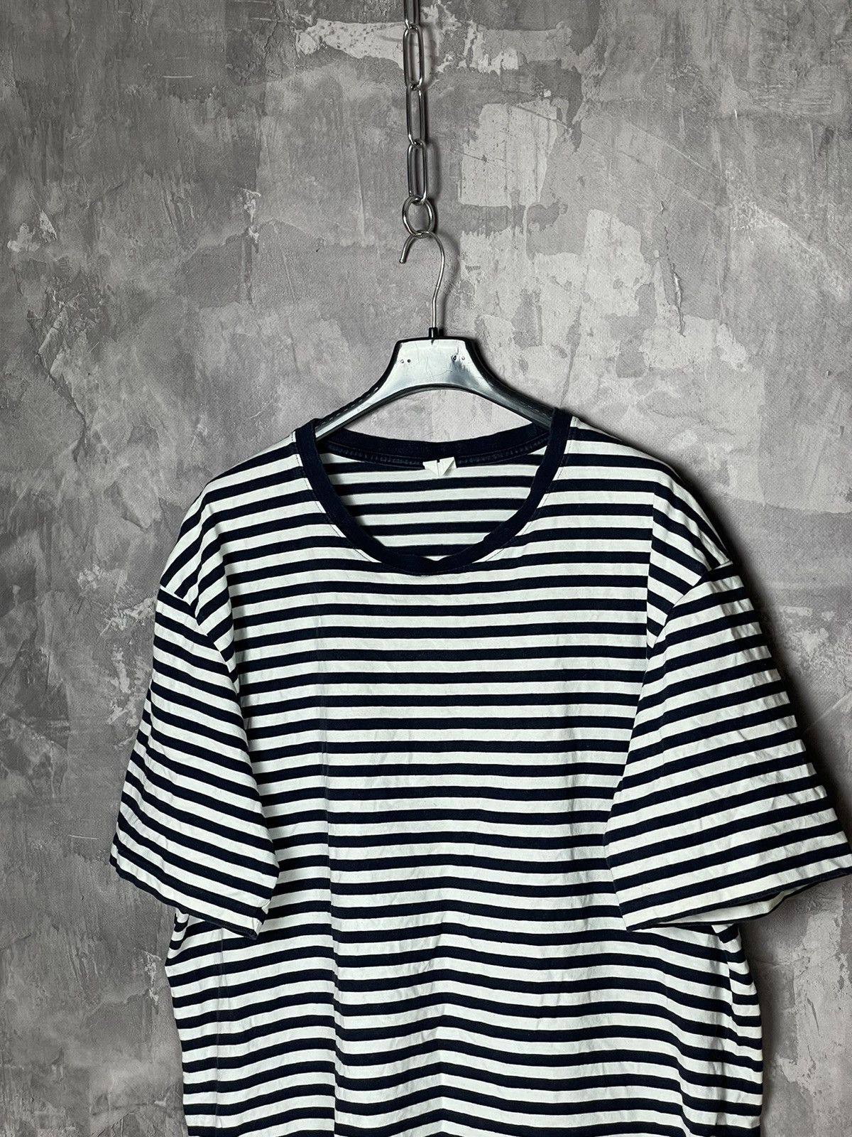 Arket × Hypebeast Arket Streetwear Black/White Striped cotton T-shirt Size US XL / EU 56 / 4 - 7 Thumbnail