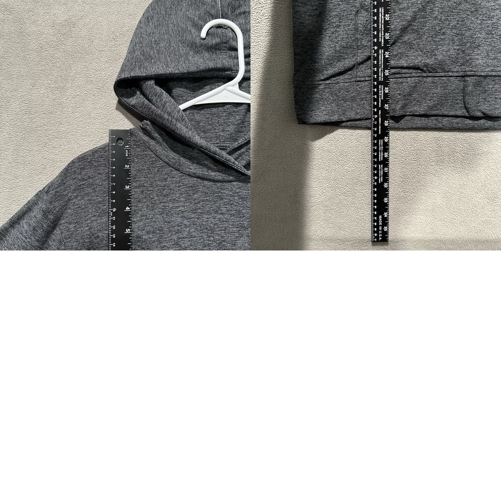 Outdoor Voices Outdoor Voices Hoodie Mens L Gray Pullover Athletic Lightweight Stretch Pockets Size US L / EU 52-54 / 3 - 8 Thumbnail