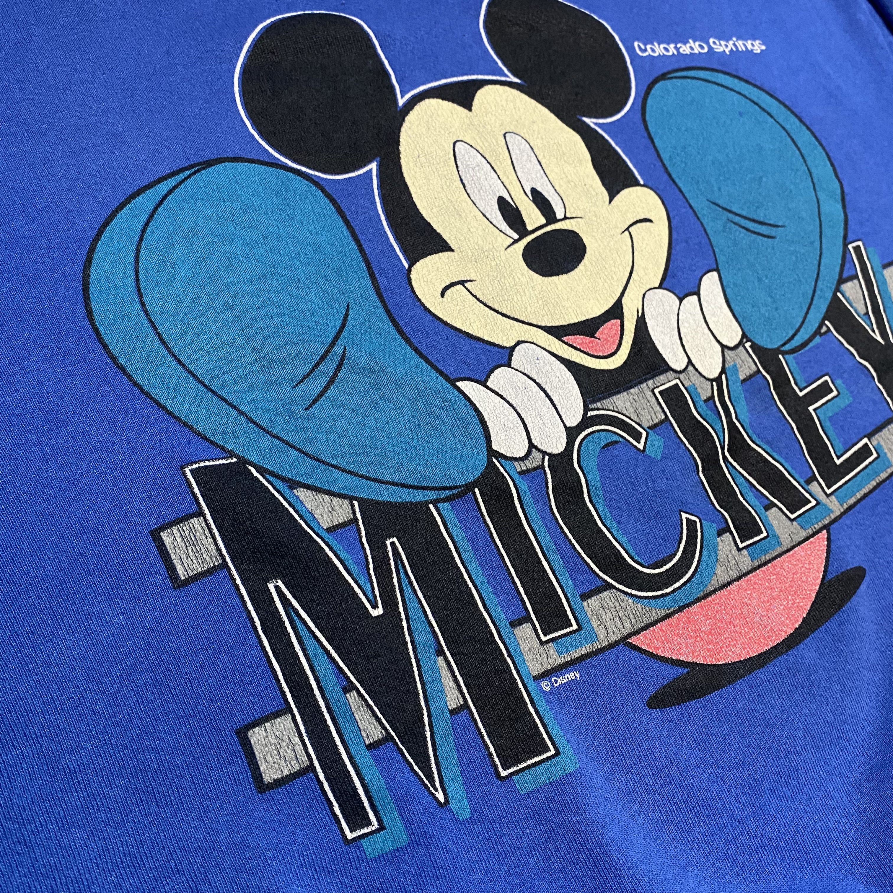 Tultex Colorado Vtg Mickey Mouse Crew Neck Sweatshirt made in USA Size XL / US 12-14 / IT 48-50 - 4 Thumbnail