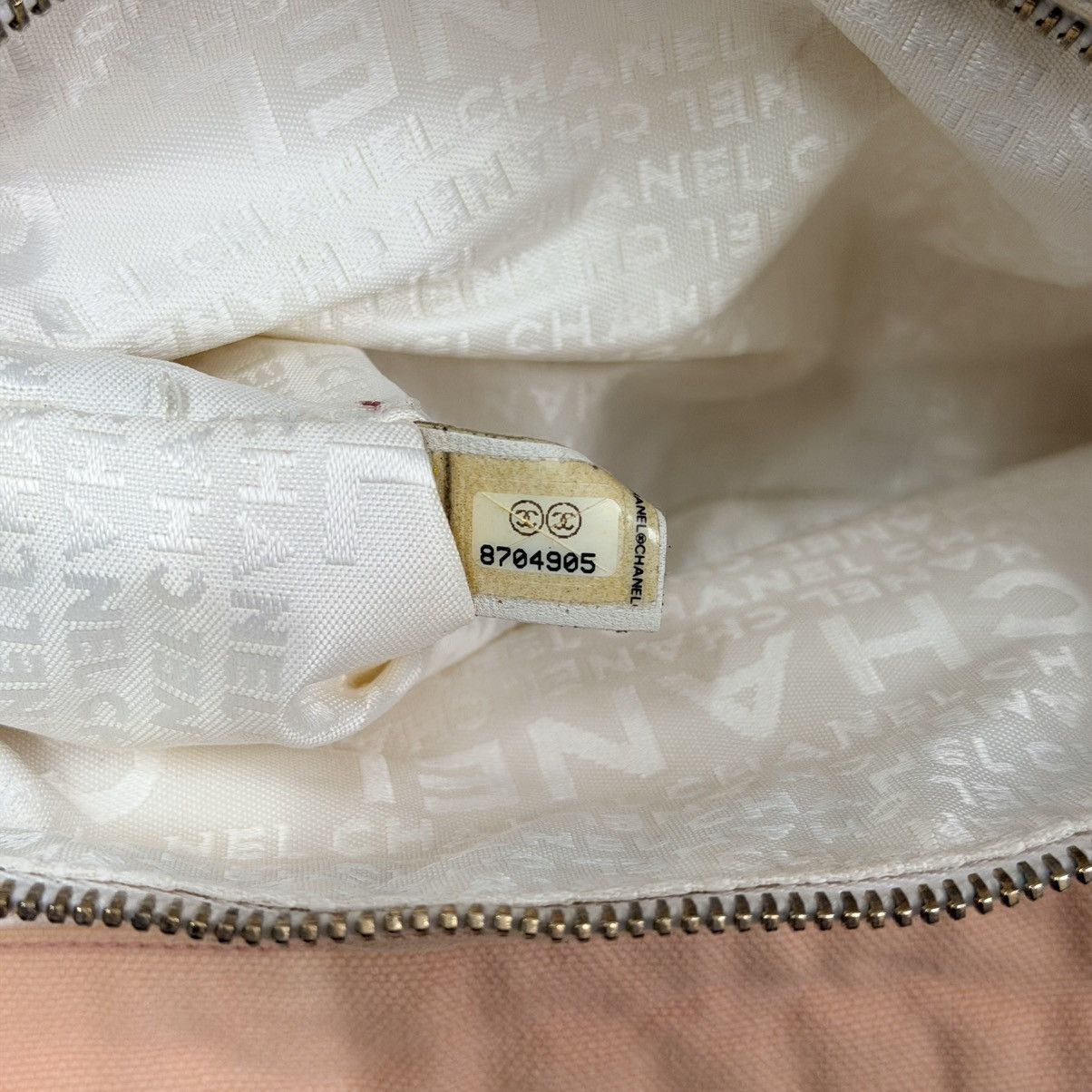 Chanel Chanel Marshmallow Beige Tote Bag Pre-Owned Size ONE SIZE - 17 Thumbnail